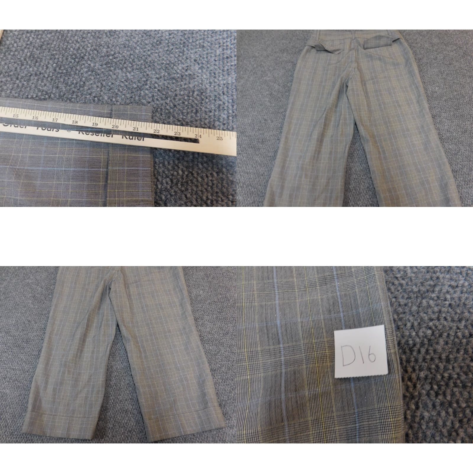 Nine West Nine West Womens Pants Dress Pants Straight Gray 4 Regular Inseam 21in Stretch Slimming Comfort Cotton Spandex Knit Size 27" / US 4 / IT 40 - 8 Thumbnail