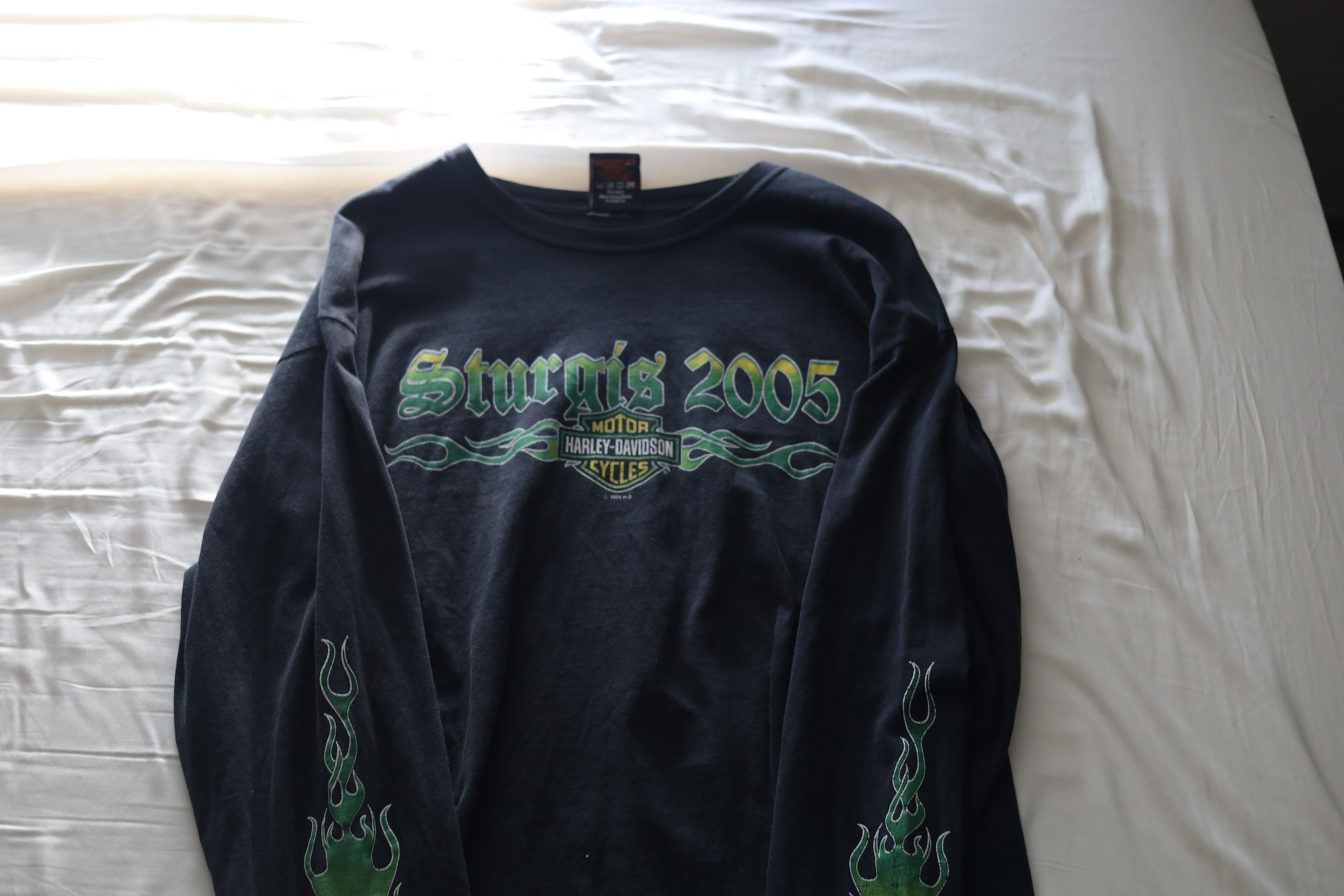 Harley Davidson Harley Davidson Flames, long sleeve t-shirt (black) Size US L / EU 52-54 / 3 - 1 Thumbnail
