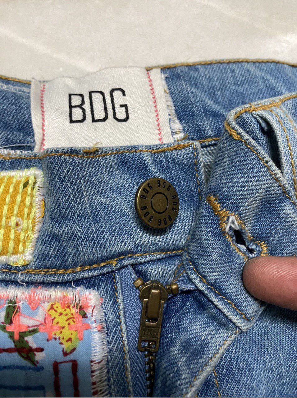 Other FLARE Kapital Inspired Hippie Patchwork Distress By Bdg Jean Size US 29 - 12 Thumbnail