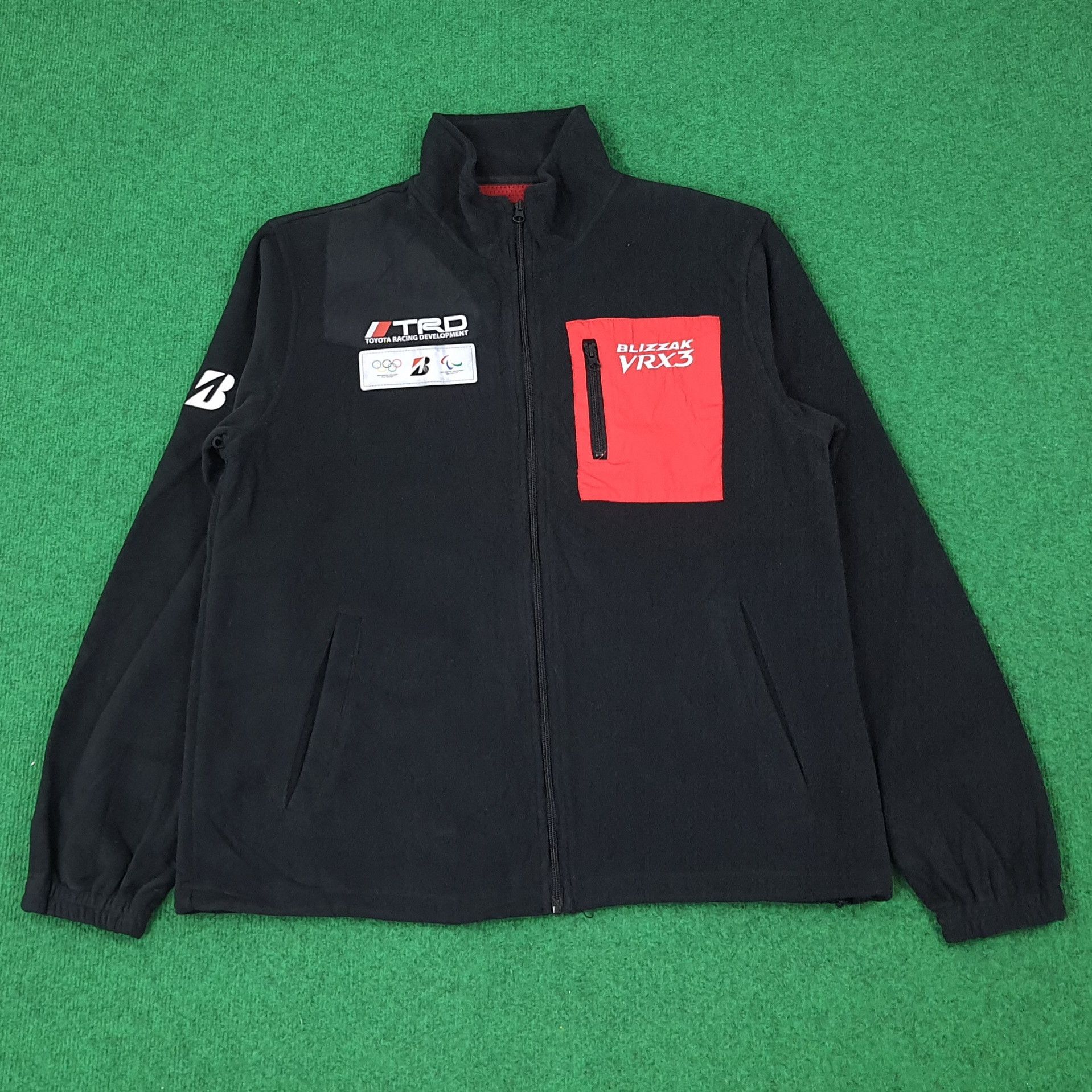 Japanese Brand × Vintage Vintage TRD Toyota Motorsports Zipper Sweatshirt C231N2 Size US M / EU 48-50 / 2 - 3 Thumbnail