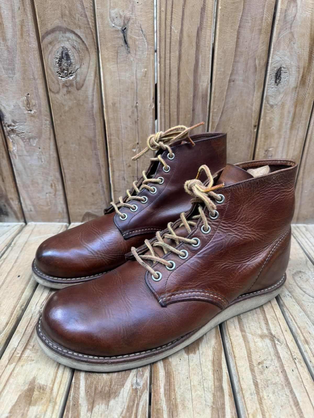 Red Wing Red Wing 9111 Chukka Brown leather boots EUR 41.5 UK 7.5 D Size US 8.5 / EU 41-42 - 1 Thumbnail