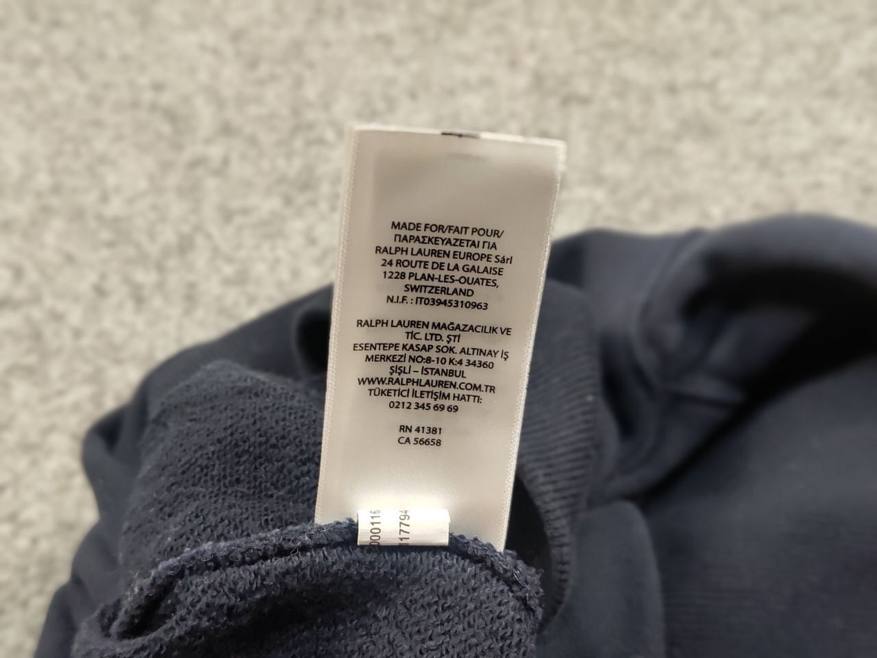 Polo Ralph Lauren Polo Ralph Lauren nau Blue Logo Crew Check Sweatshirt Size US M / EU 48-50 / 2 - 19 Thumbnail