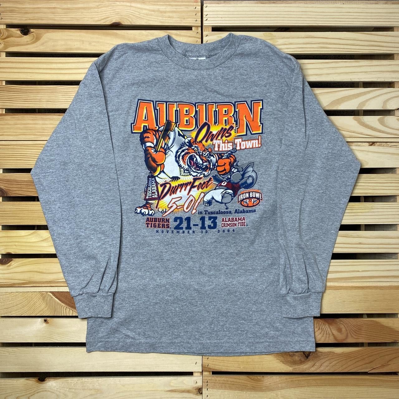 AAA Vintage Auburn University Gray College Tee Size Medium Size US M / EU 48-50 / 2 - 1 Thumbnail