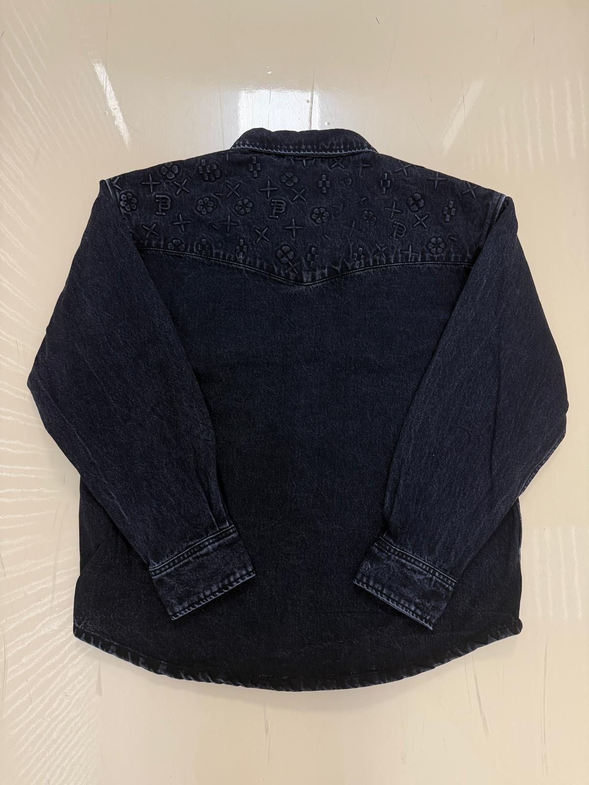 Purple Brand Purple Brand Black Monogram Shirt Size US M / EU 48-50 / 2 - 2 Thumbnail