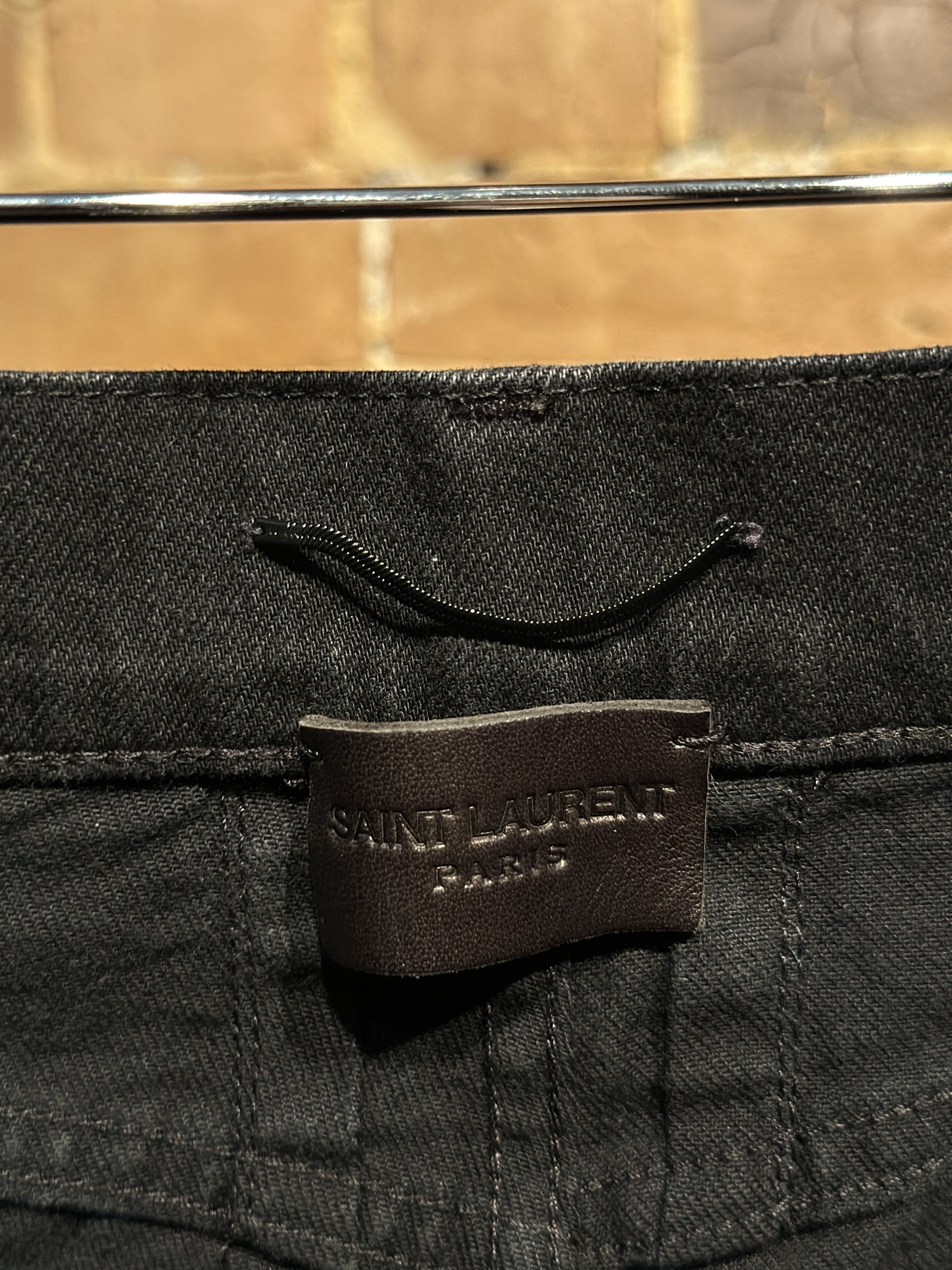 Saint Laurent Paris Saint Laurent Paris by Hedi Slimane Knee Slit D-02 Jeans Size US 30 / EU 46 - 4 Thumbnail