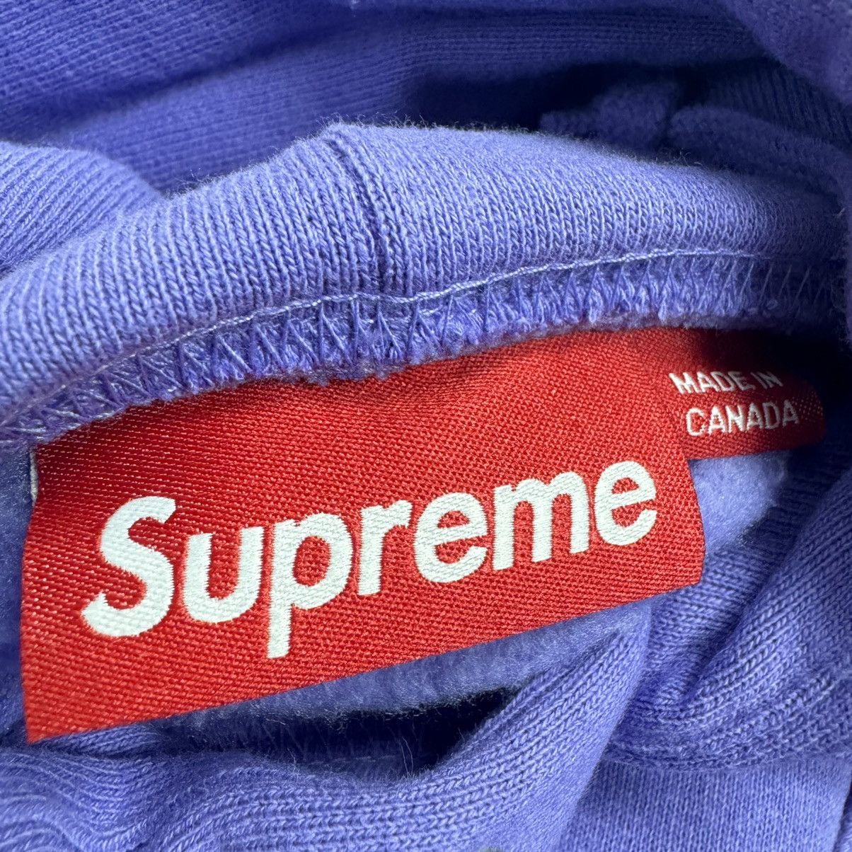 Hypebeast Supreme Small Box Hooded Sweatshirt Light Purple Deadstock Size US S / EU 44-46 / 1 - 11 Thumbnail