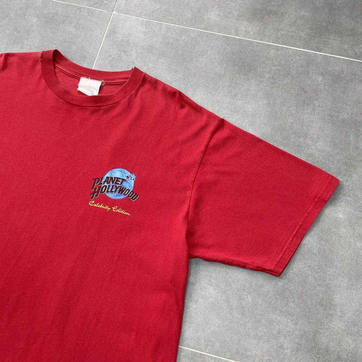 Planet Hollywood × Vintage Planet Hollywood 1991 Hercules O'clock Stallone T-Shirt Size US XL / EU 56 / 4 - 5 Thumbnail