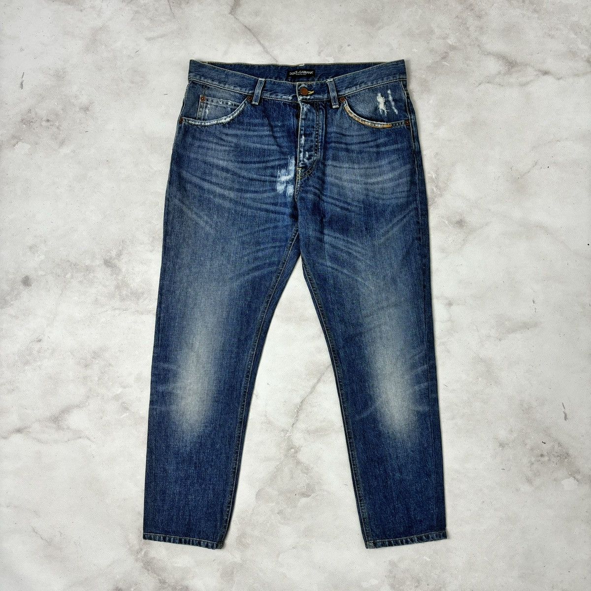 Dolce & Gabbana × If Six Was Nine Dolce & Gabbana ripped skinny jeans Size US 32 / EU 48 - 1 Thumbnail