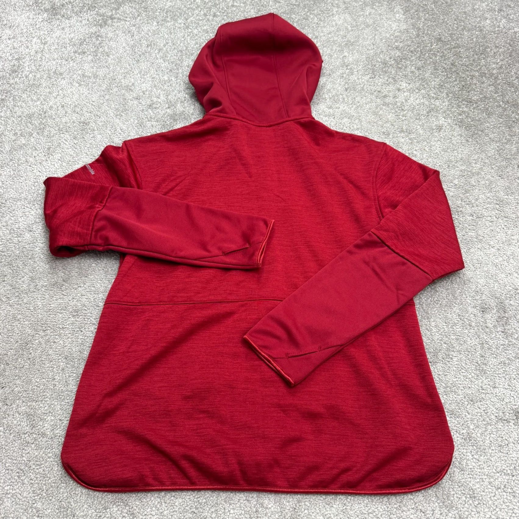Vintage Columbia Hoodie Jacket Women M Red Omni Wick Featherweight Tech Fleece Hooded All Seasons Hiking Outdoor Athleisure Shirt Inte Size M / US 6-8 / IT 42-44 - 2 Thumbnail