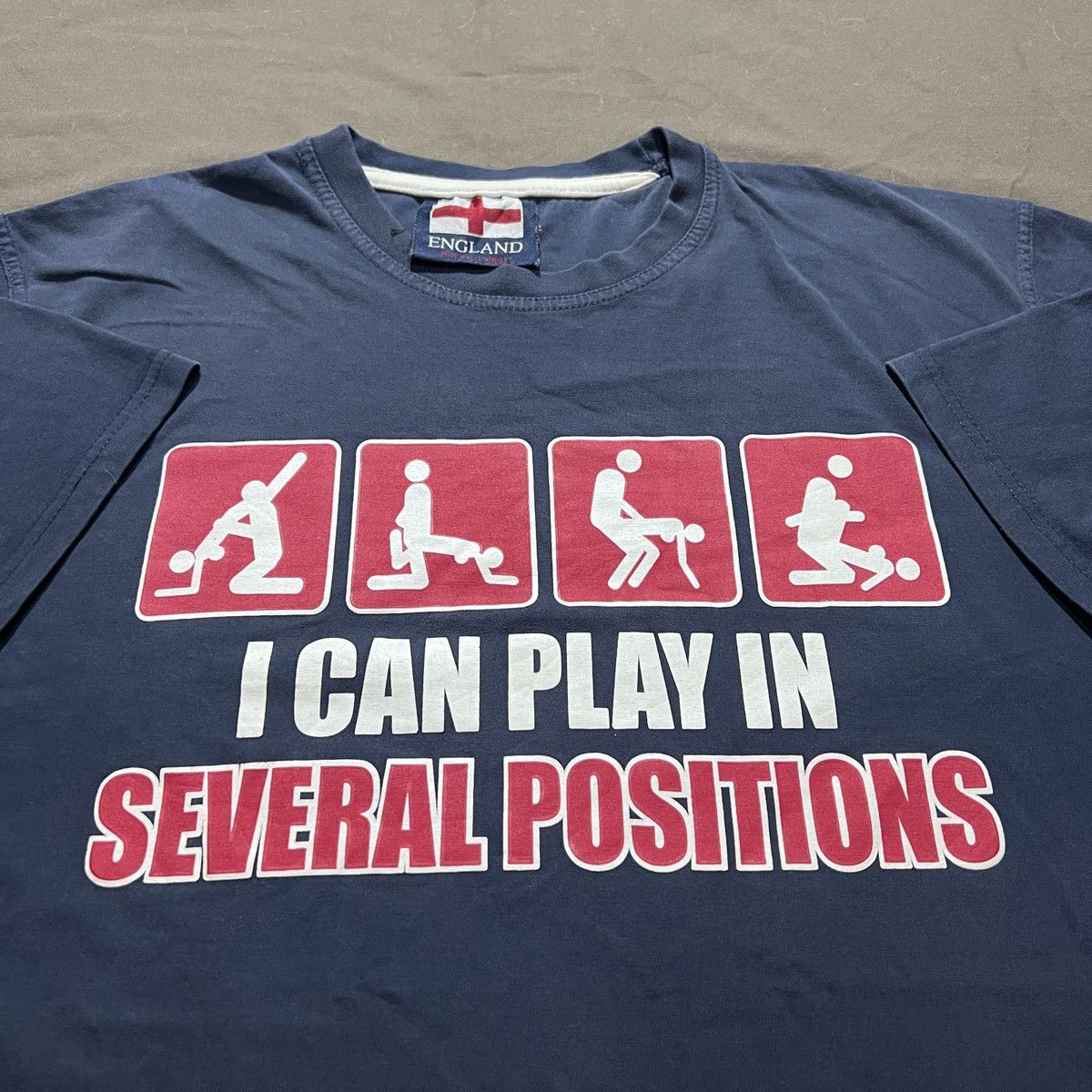 Vintage Vintage Y2K I can play in several positions sex porn Tee Size US XL / EU 56 / 4 - 1 Thumbnail