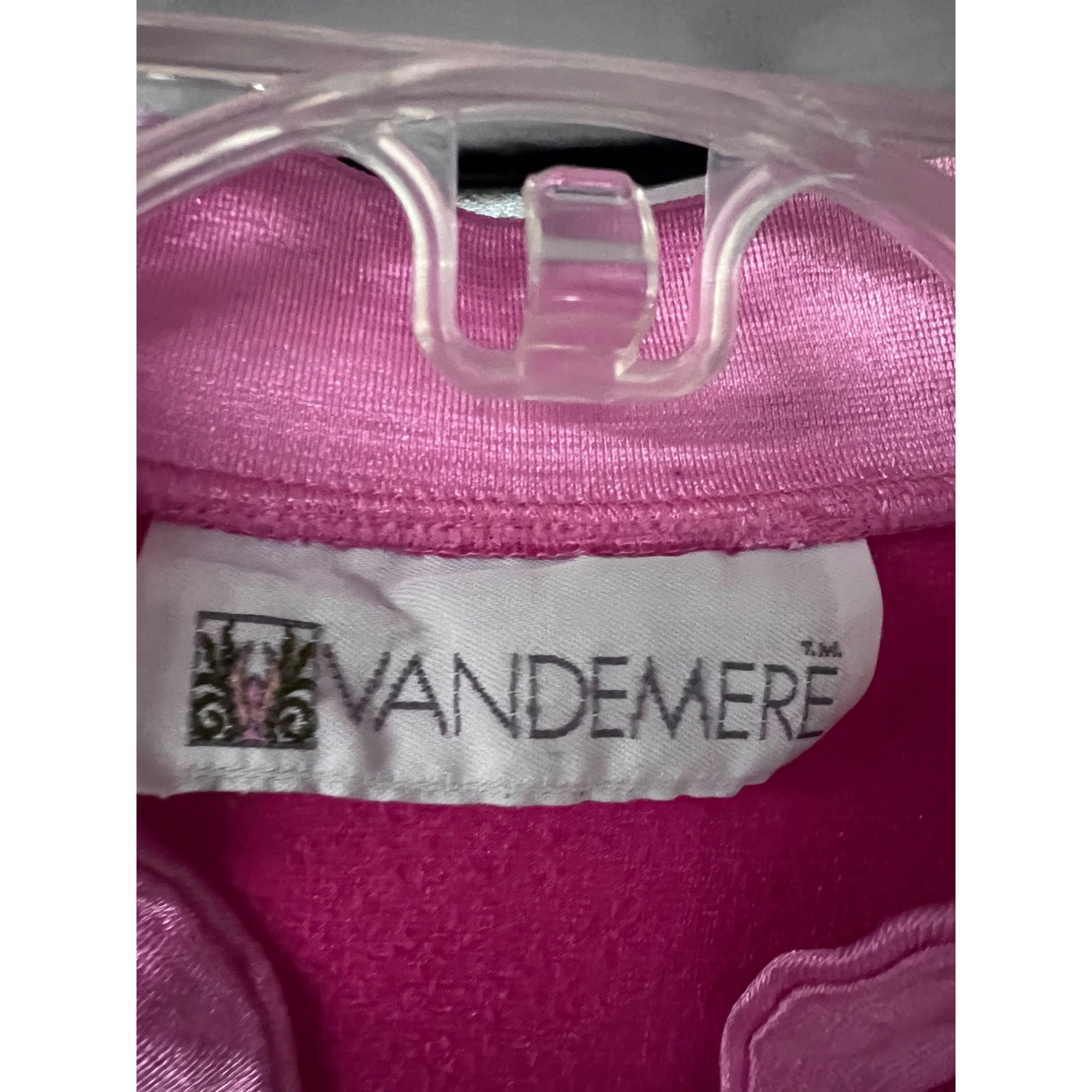Vintage JCPenney Vandemere Womens Vintage 70s Pink Zip Up Robe House Size ONE SIZE - 6 Thumbnail