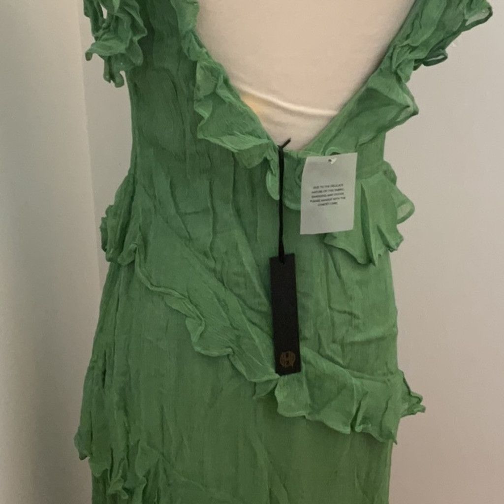 House of Harlow House of Harlow 1960 Maxime Maxi Dress in Green, Size: S Size S / US 4 / IT 40 - 9 Thumbnail