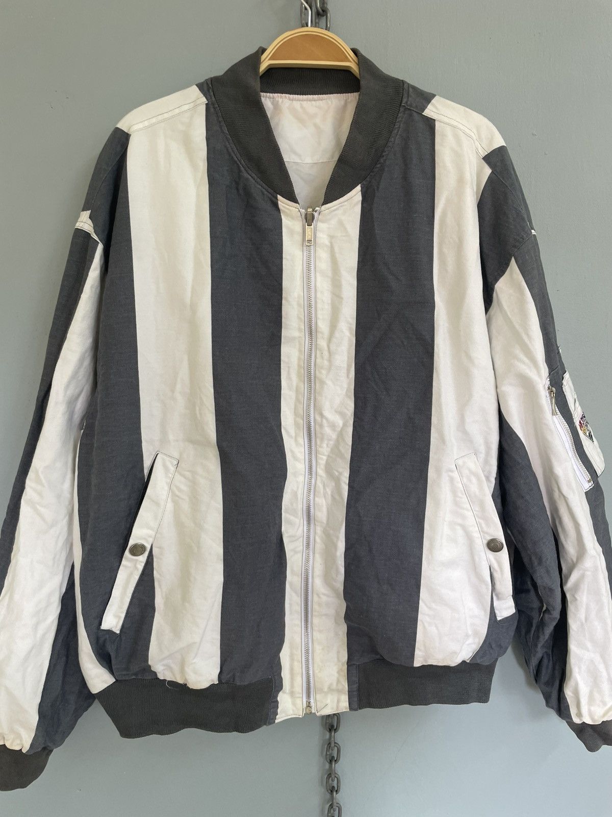 Jean Charles De Castelbajac Vintage Jean Charles de Castelbajac reversible bomber jacket Size US L / EU 52-54 / 3 - 3 Thumbnail