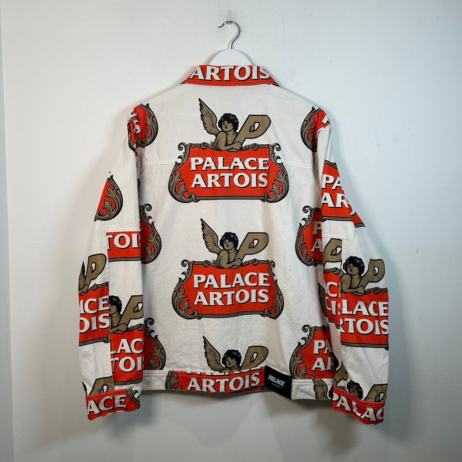Palace × Stella McCartney Palace x Stella Artois All Over Logo Print Jean Jacket Size US L / EU 52-54 / 3 - 5 Thumbnail