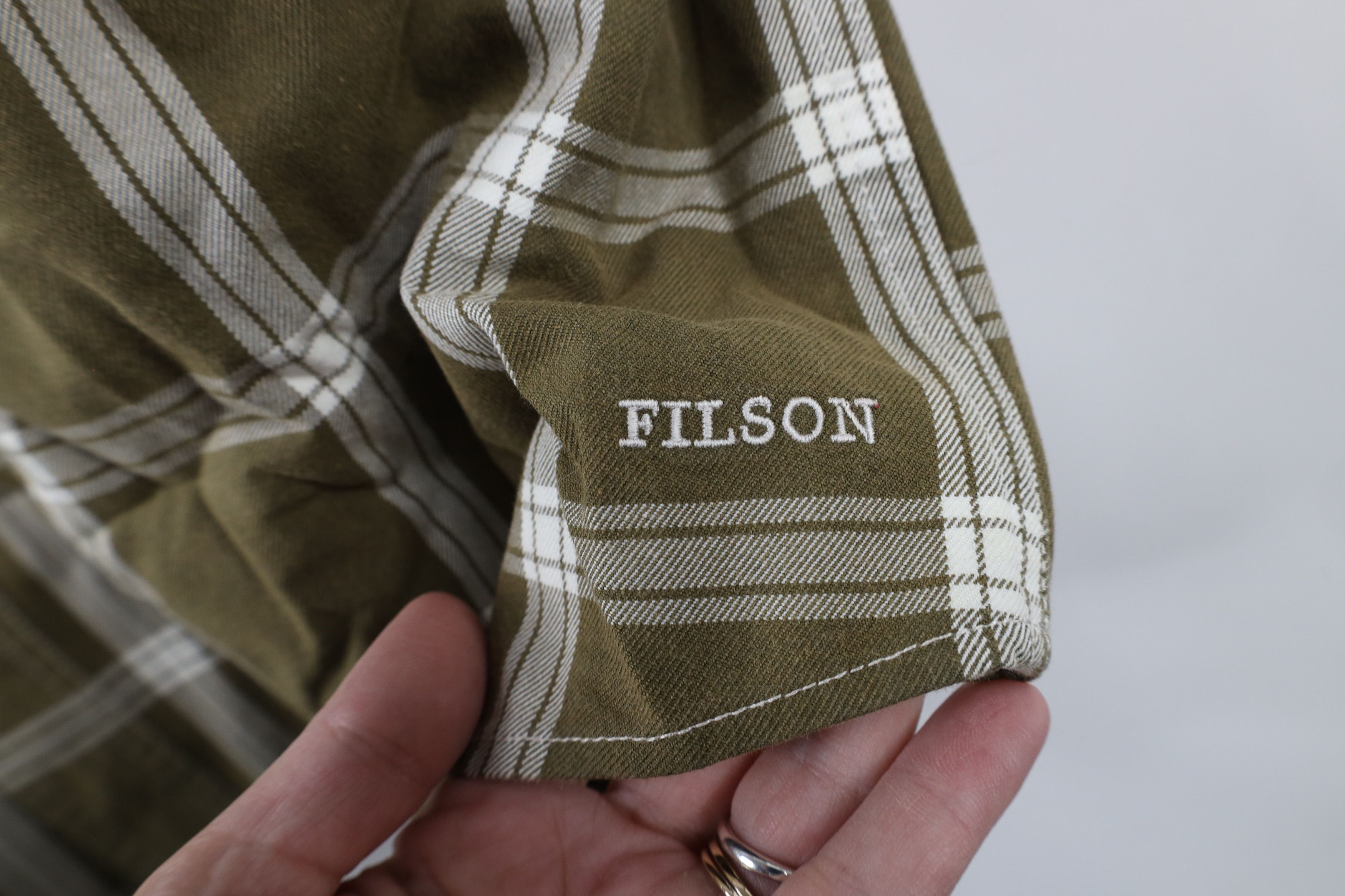 Filson × Vintage New CC Filson Short Sleeve Alaskan Guide Button Shirt Plaid Size US XL / EU 56 / 4 - 4 Thumbnail