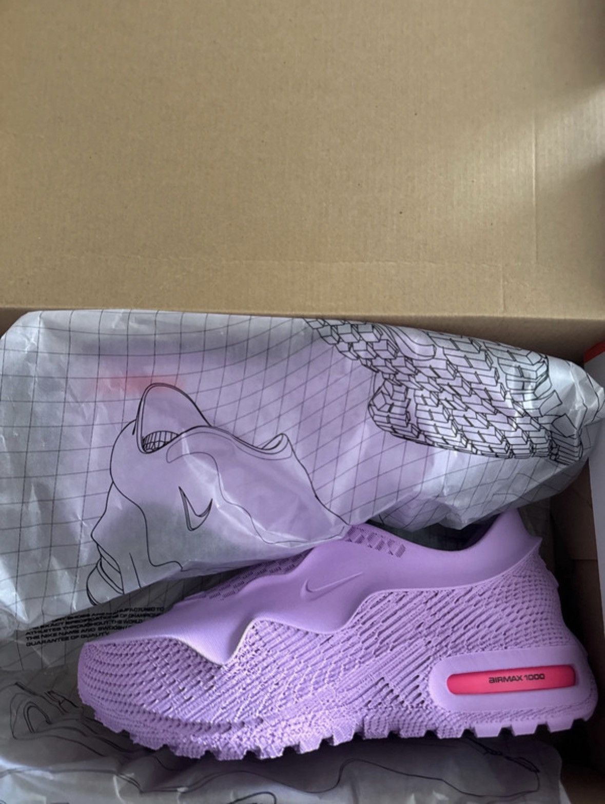 Nike Nike Air Max 1000 - Lilas Size US 9 / EU 42 - 1 Thumbnail
