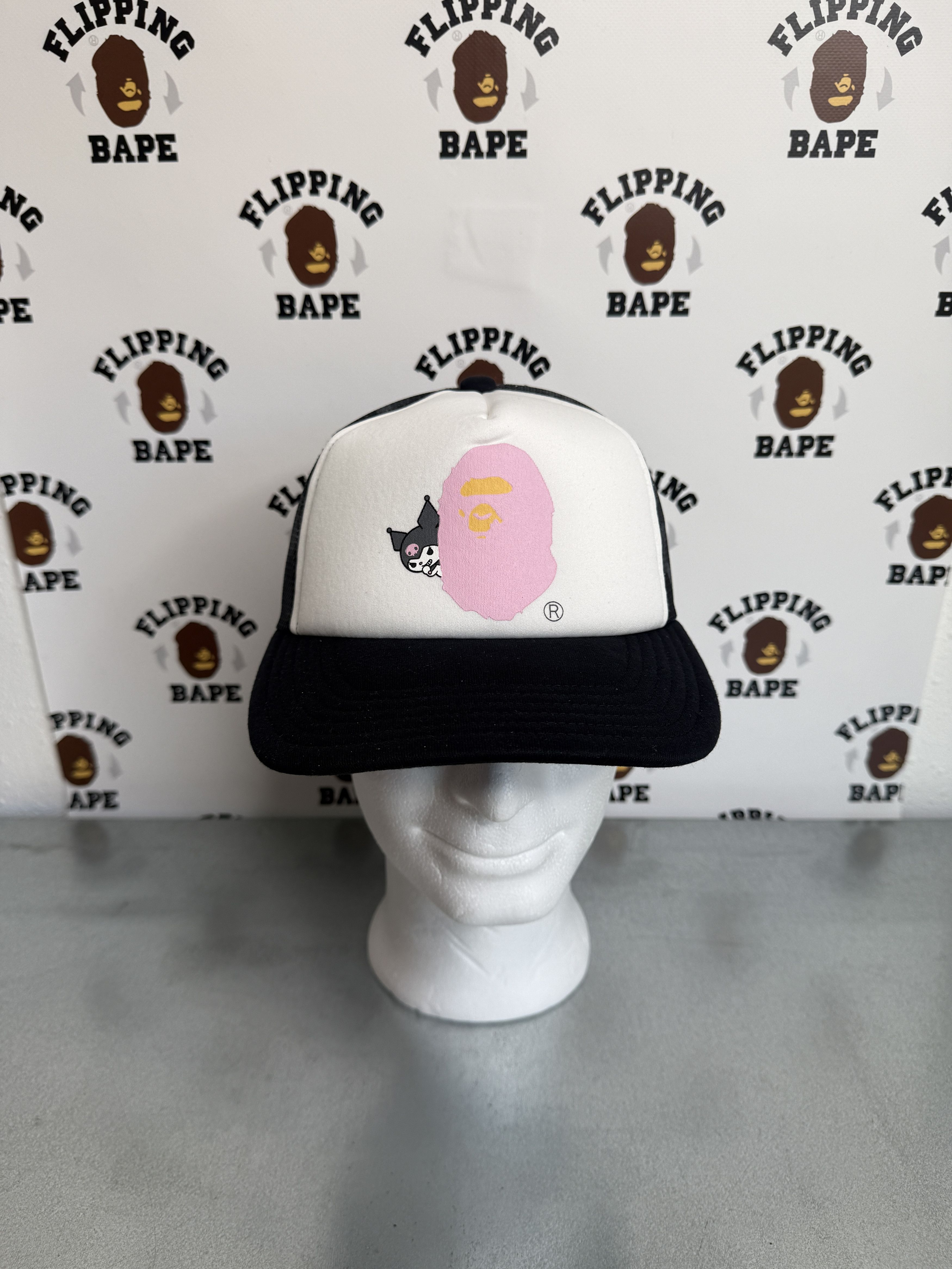Bape BAPE X KUROMI ABC CAMO MESH CAP Size ONE SIZE - 6 Thumbnail