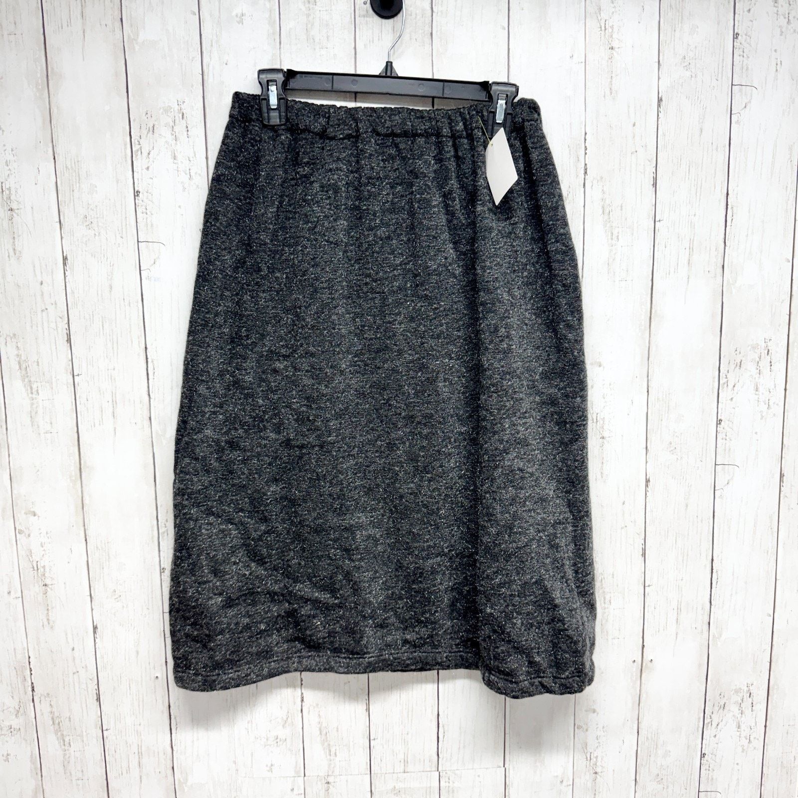 Vintage Vtg Jordan Marsh Skirt Sz Medium Gray Wool Blend Pencil Midi Size 29" - 6 Thumbnail