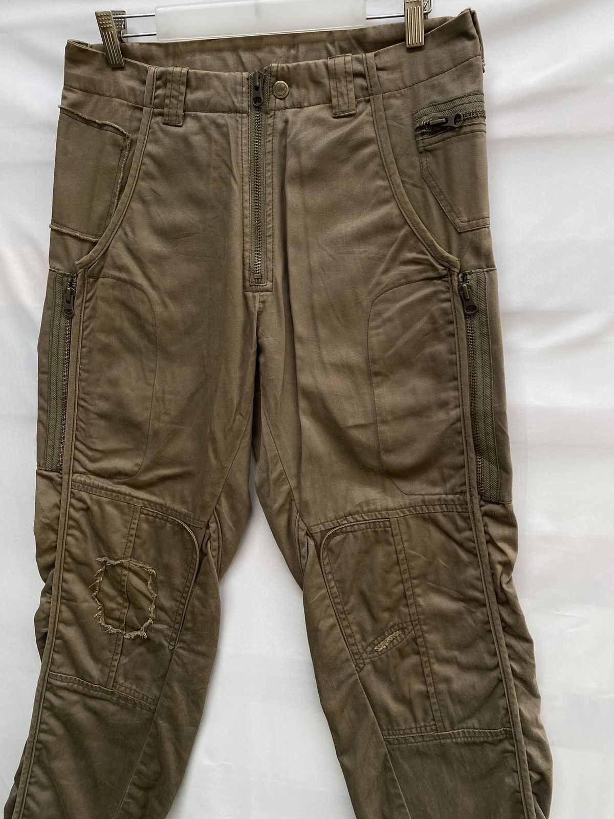 291295=Homme Vintage 291295=Homme Utility Double Knee Multi-zipper Pants Size US 31 - 3 Thumbnail