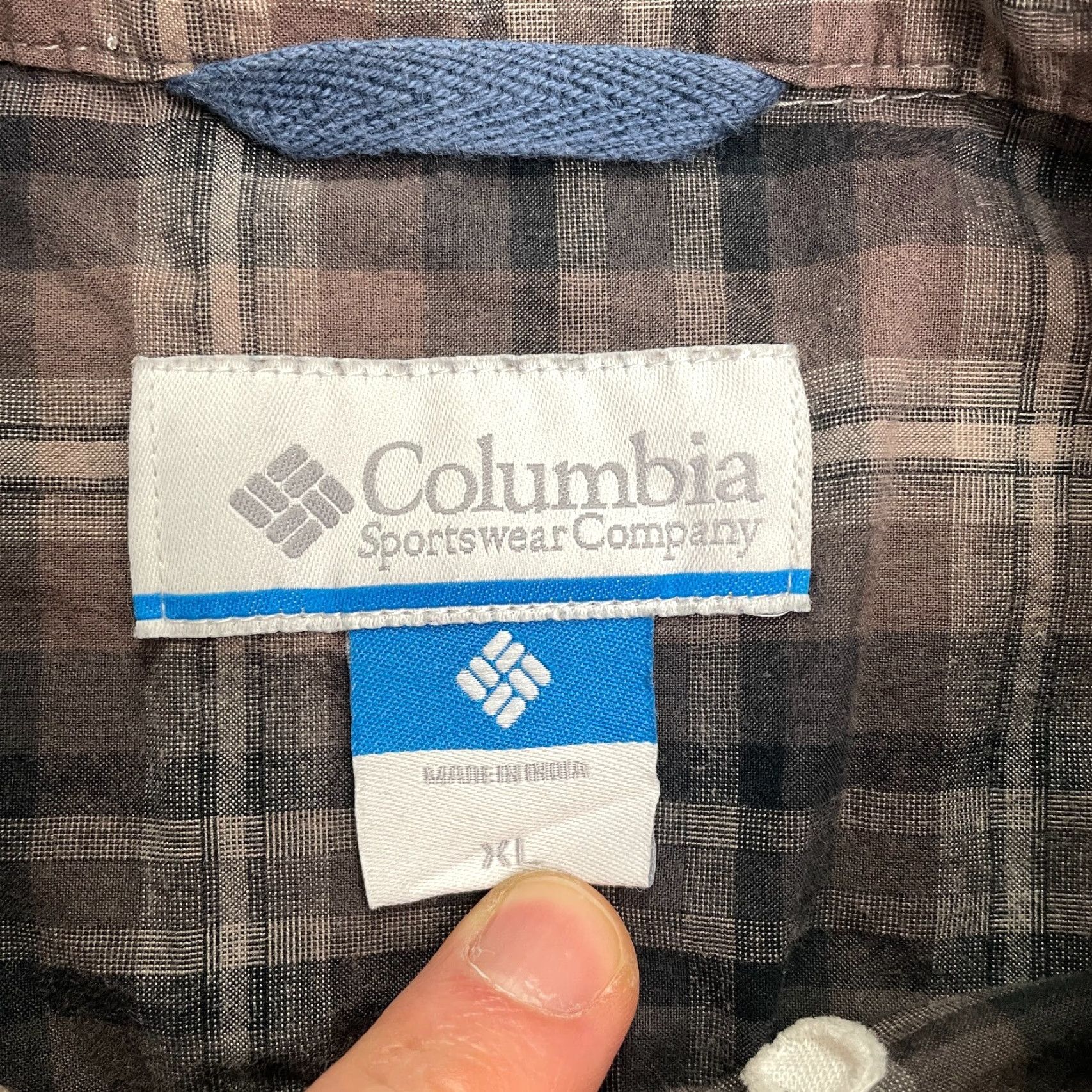 Vintage Columbia Button-Down Shirt Mens XL Brown Plaid Long Sleeve Cotton Casual Fillet Fish Outdoor Classic Seasonal Mens Size US XL / EU 56 / 4 - 4 Thumbnail