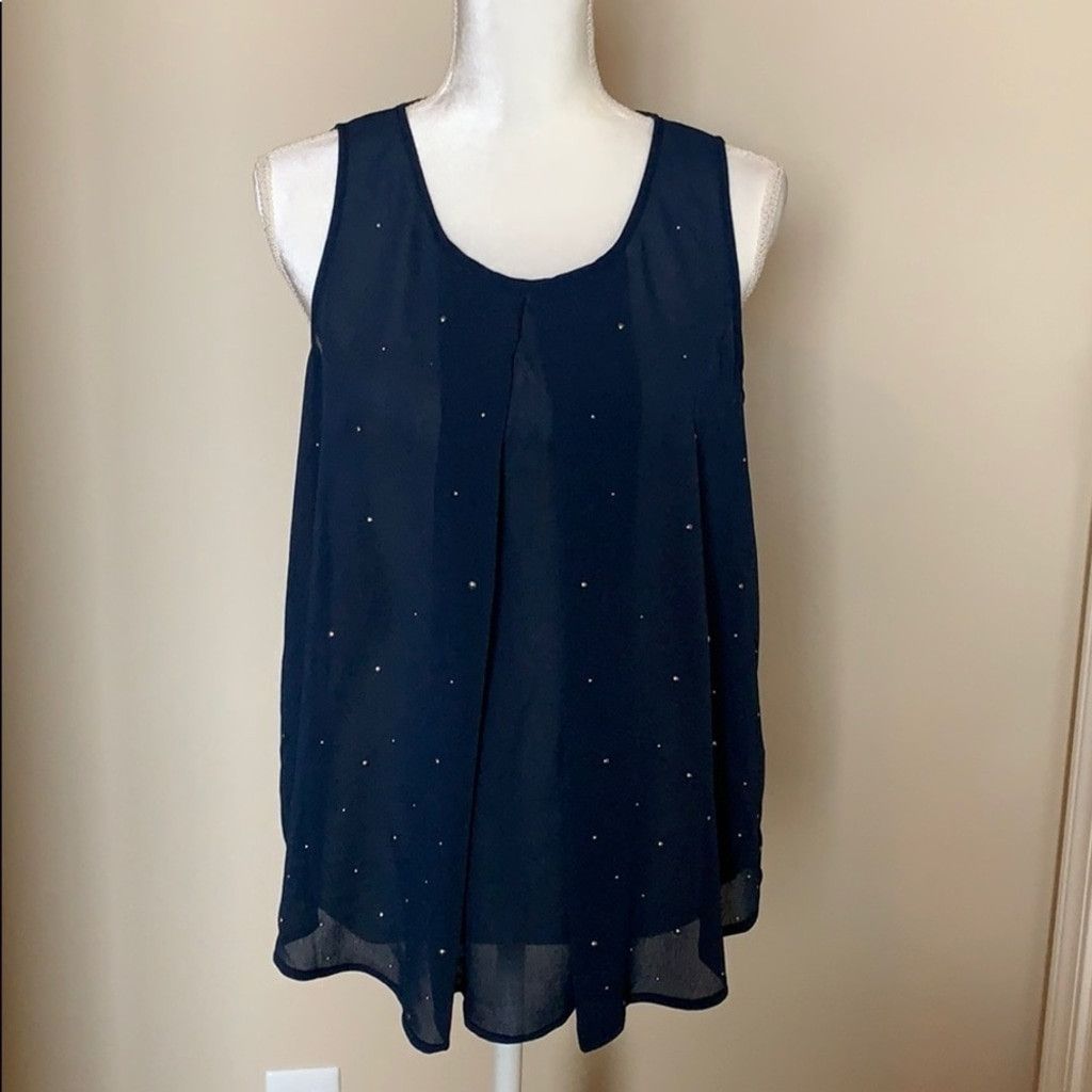 Juicy Couture Juicy Couture Blue Sleeveless Top #135 Size M / US 6-8 / IT 42-44 - 1 Thumbnail