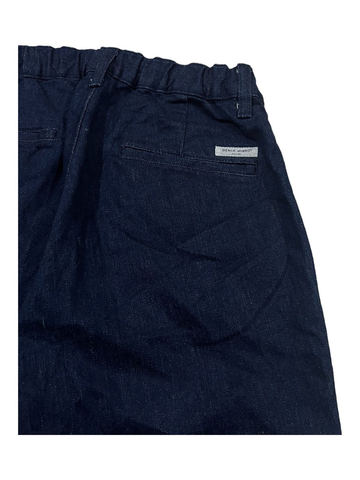 Evisu × Indigo × KOJIMA GENES Kojima Genes 🇯🇵 Denim Works Indigo 11oz Drawstring Easy Pants Size US 30 / EU 46 - 6 Thumbnail