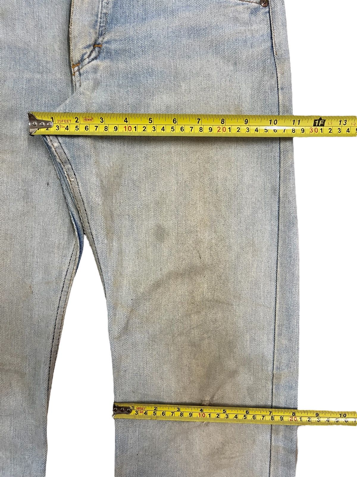 Lee Vintage 90s Lee Yellow Mud Washed Loose Fit Jeans Size US 30 / EU 46 - 16 Thumbnail