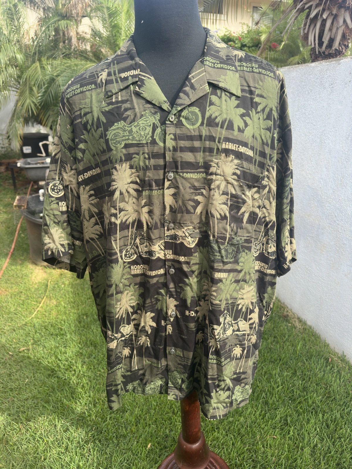 Harley Davidson Harley Davidson Men's XXL Ocean Ride Aloha Shirt Multicolor Size US XXL / EU 58 / 5 - 1 Thumbnail