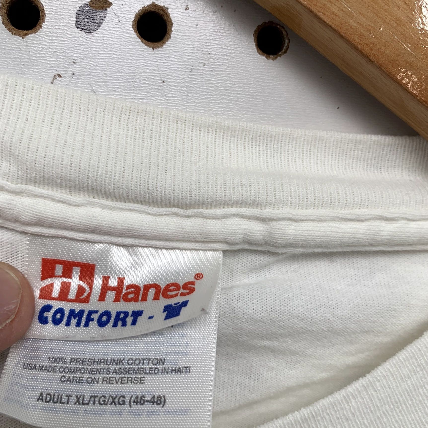 Hanes VINTAGE Hanes Yeah Yeah Yeah Graphic T-Shirt XL White Cartoon Network Mens Size US XL / EU 56 / 4 - 5 Thumbnail