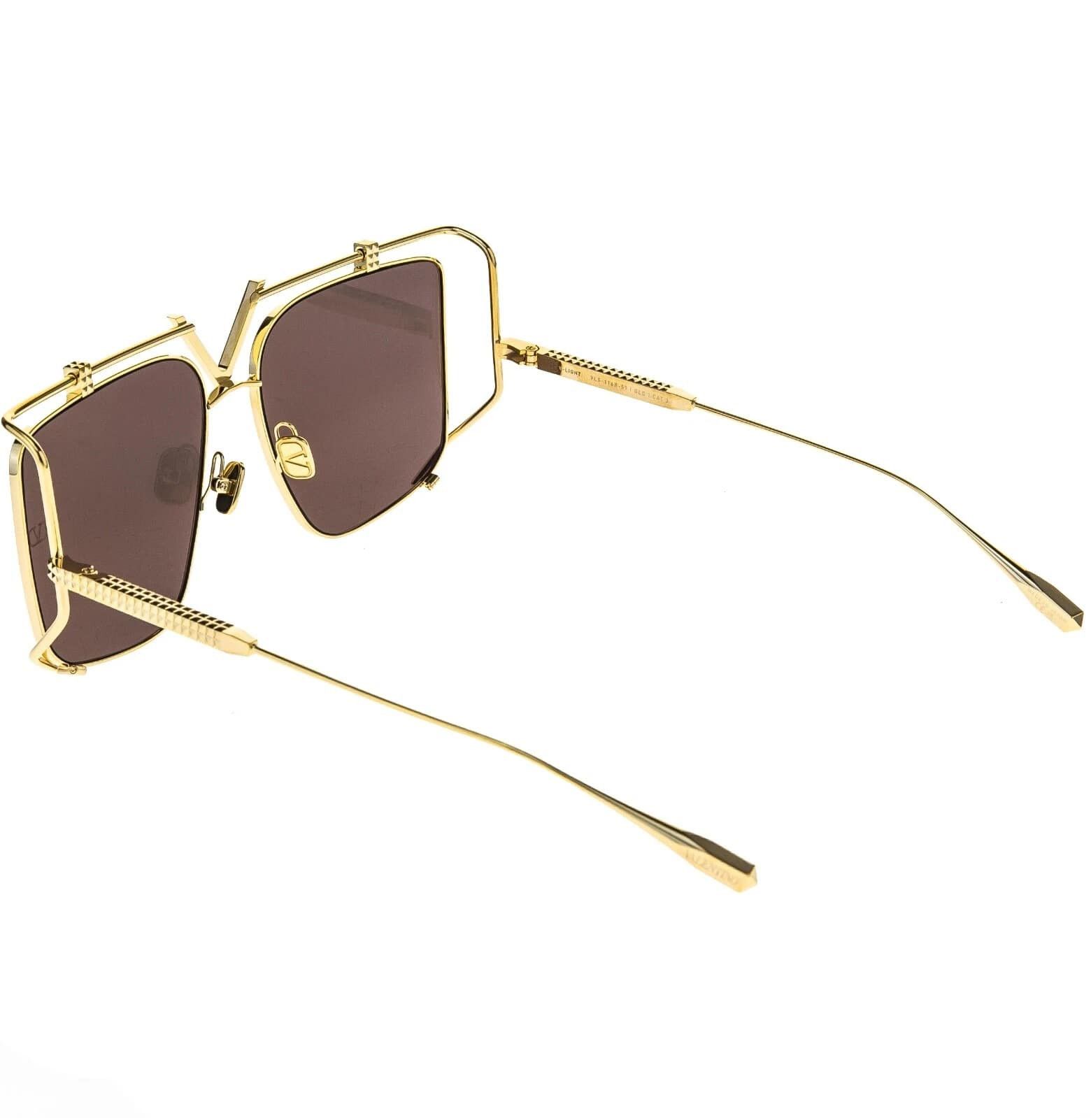 Valentino VALENTINO V LIGHT VLS116 Gold Titanium VLS 116B Sunglass Size ONE SIZE - 9 Thumbnail