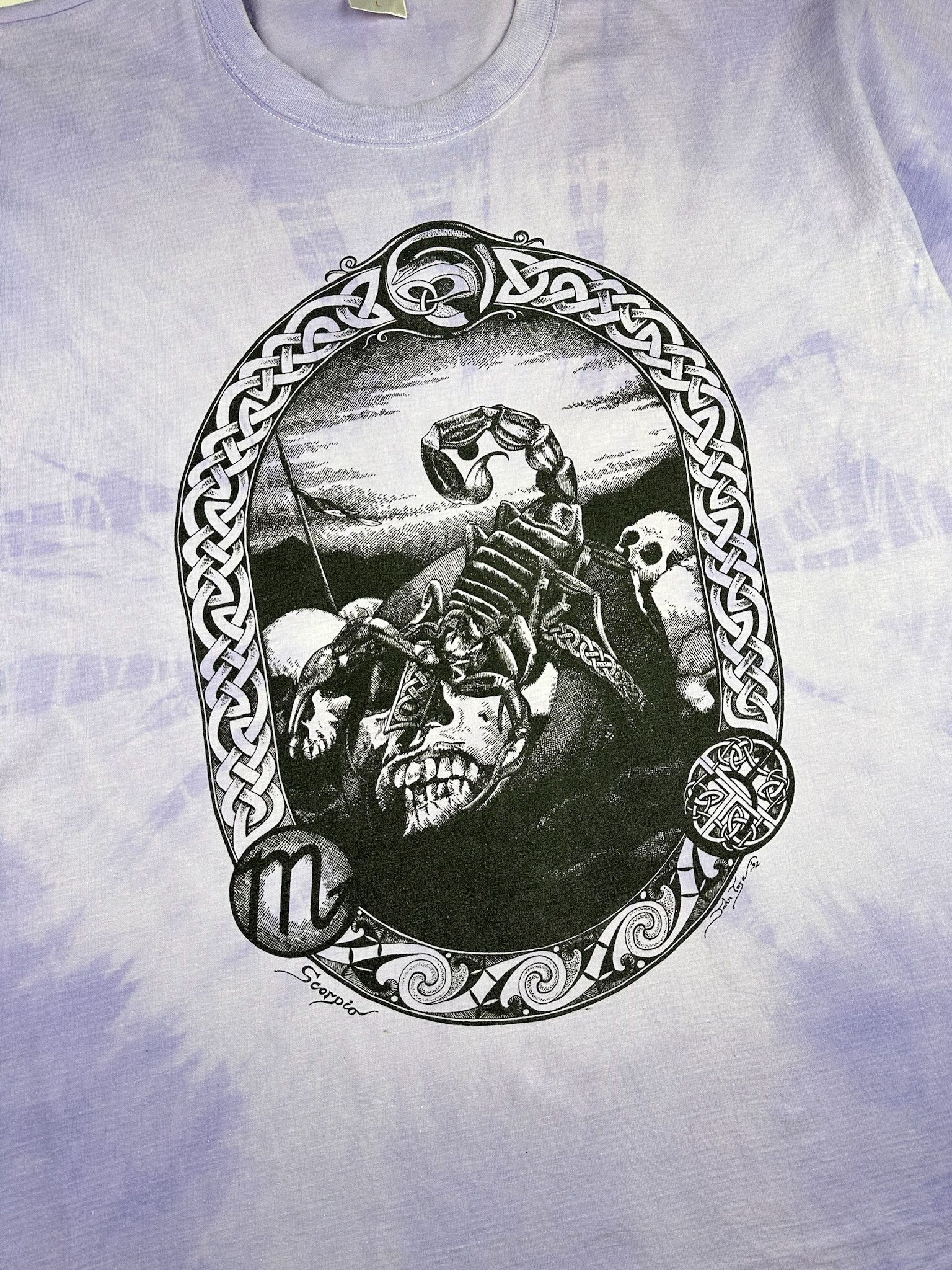 Other vintage mc escher style tee acid scorpio techno art Size US L / EU 52-54 / 3 - 2 Thumbnail