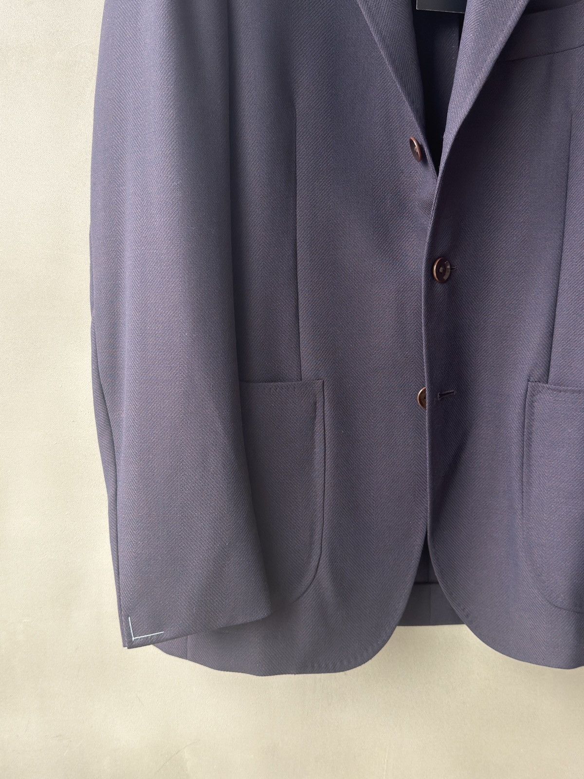 Ring Jacket Ring Jacket Mens Balloon Wool Japan Made 3 buttons Jacket Size 36R - 12 Thumbnail