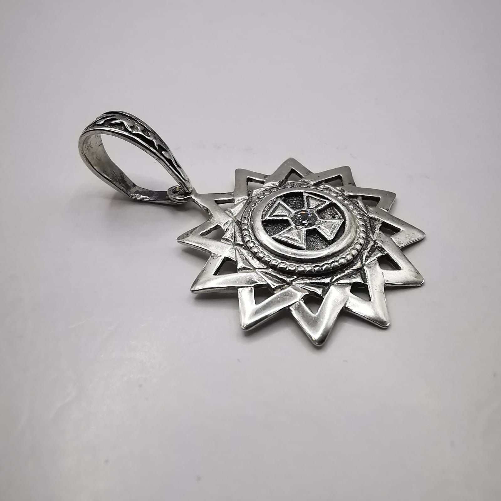 Sterling Silver Vintage Pendant Made of 925 silver,Handmade, 4,31g Size ONE SIZE - 2 Thumbnail