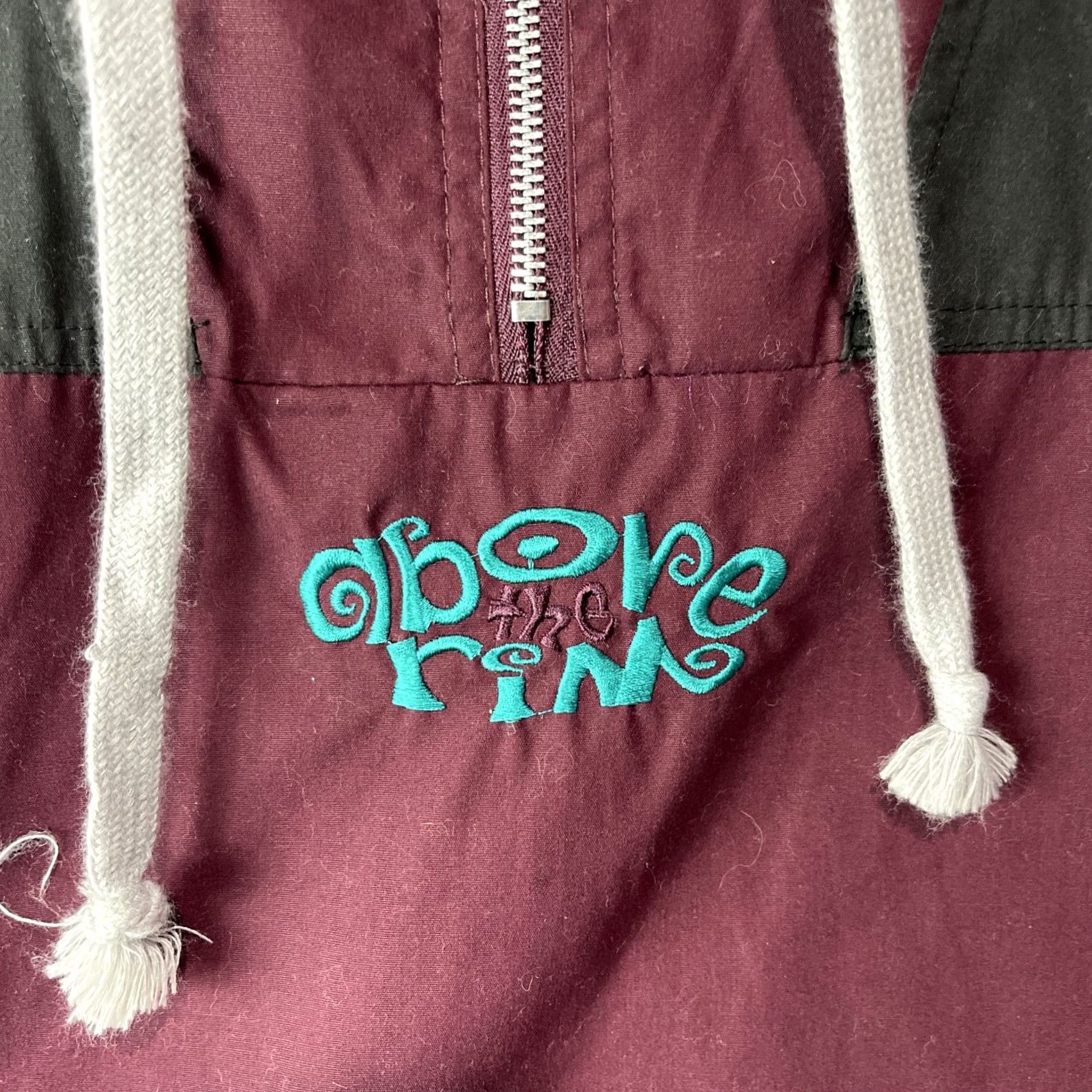 Reebok VINTAGE Reebok Jacket Mens 2XL XXL Hooded Anorak Purple Above The Rim Basketball Jacket Size US XXL / EU 58 / 5 - 5 Thumbnail