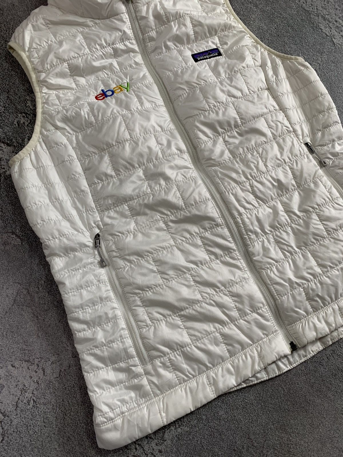 Patagonia Patagonia Primaloft Nano Puff White Vest Gilet Women's sizeL Size L / US 10 / IT 46 - 4 Thumbnail