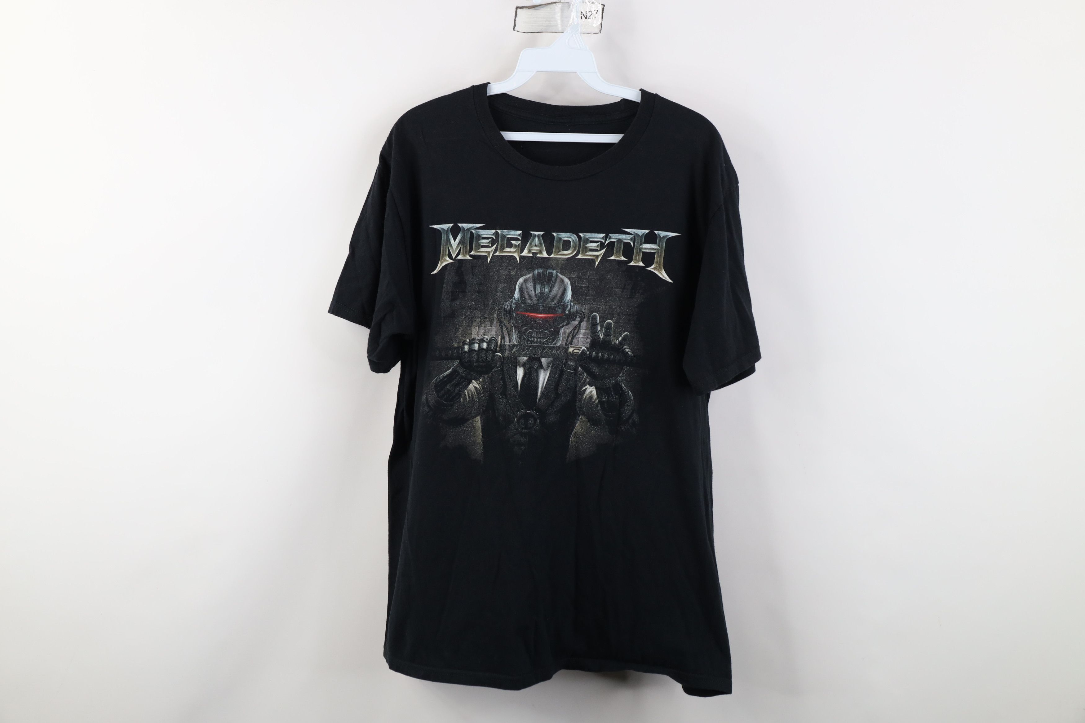 Vintage Retro Y2K Rust In Peace Megadeth Band Short Sleeve T-Shirt Size US L / EU 52-54 / 3 - 1 Thumbnail