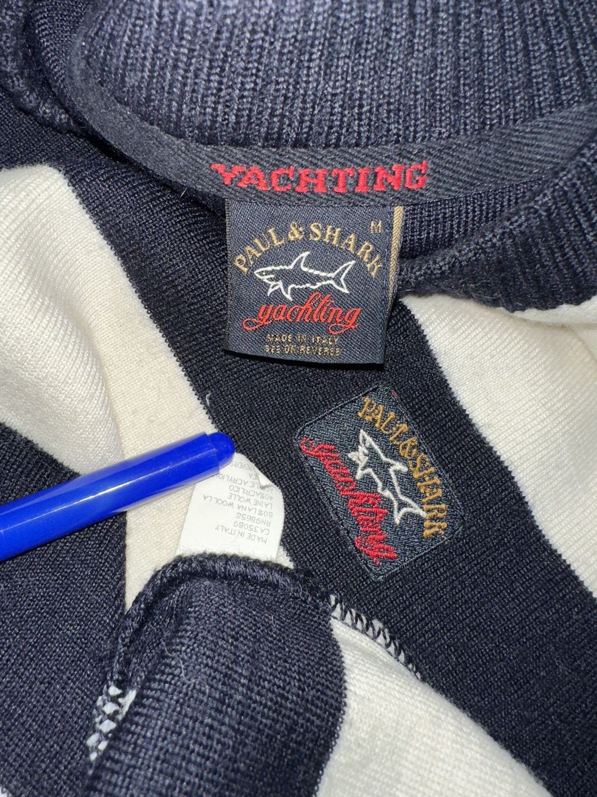 Paul & Shark Vintage Paul Shark Yachting Nautical Classic Sweater Size US M / EU 48-50 / 2 - 3 Thumbnail