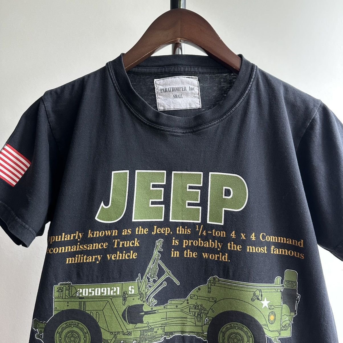 Jeep × Vintage VINTAGE 90s JEEP AMERICAN MILITARY CAR TEE Size US S / EU 44-46 / 1 - 2 Thumbnail