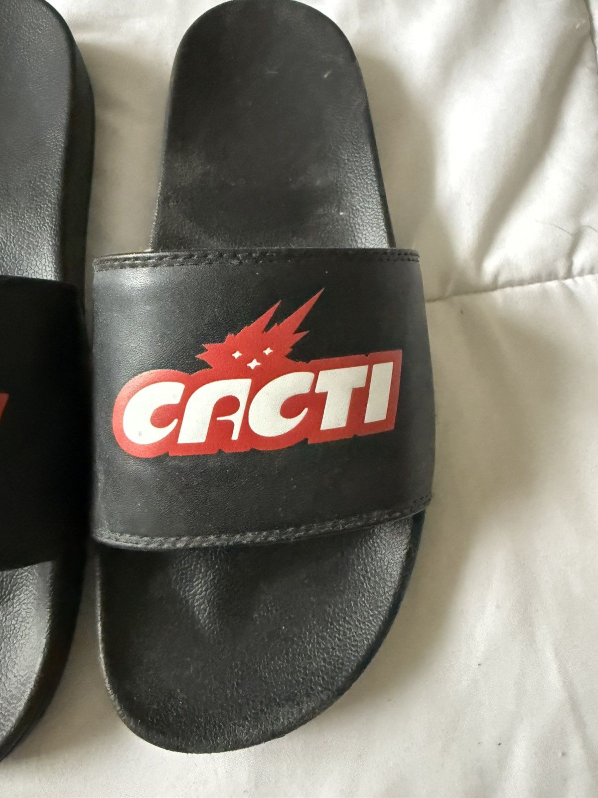 Travis Scott Travis Scott Cacti Black Slide Sandals Size US 10 / EU 43 - 2 Thumbnail