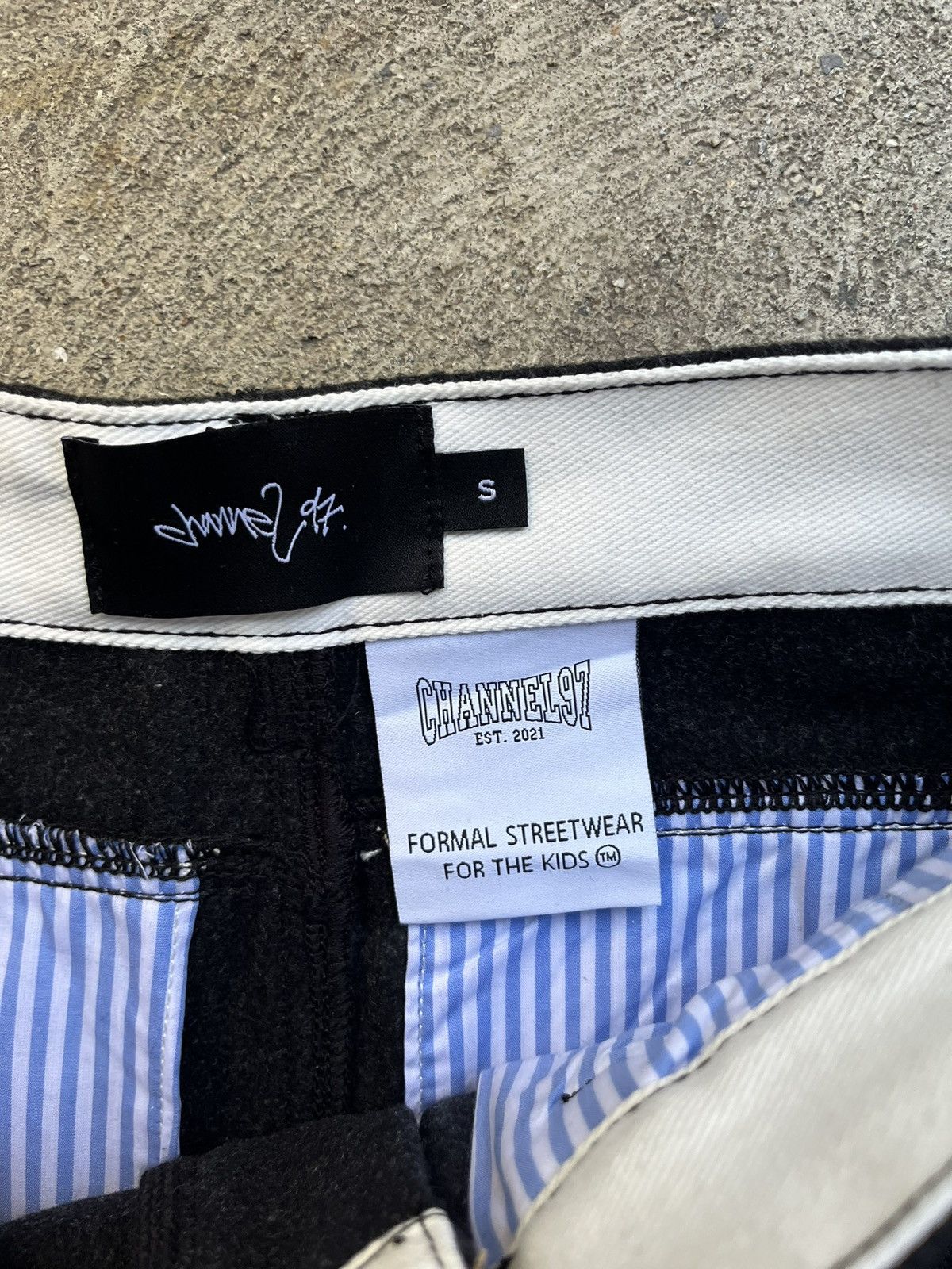 Other NWT Channel97 Streetwear Black Wool Baggy Pants Size US 30 / EU 46 - 3 Thumbnail