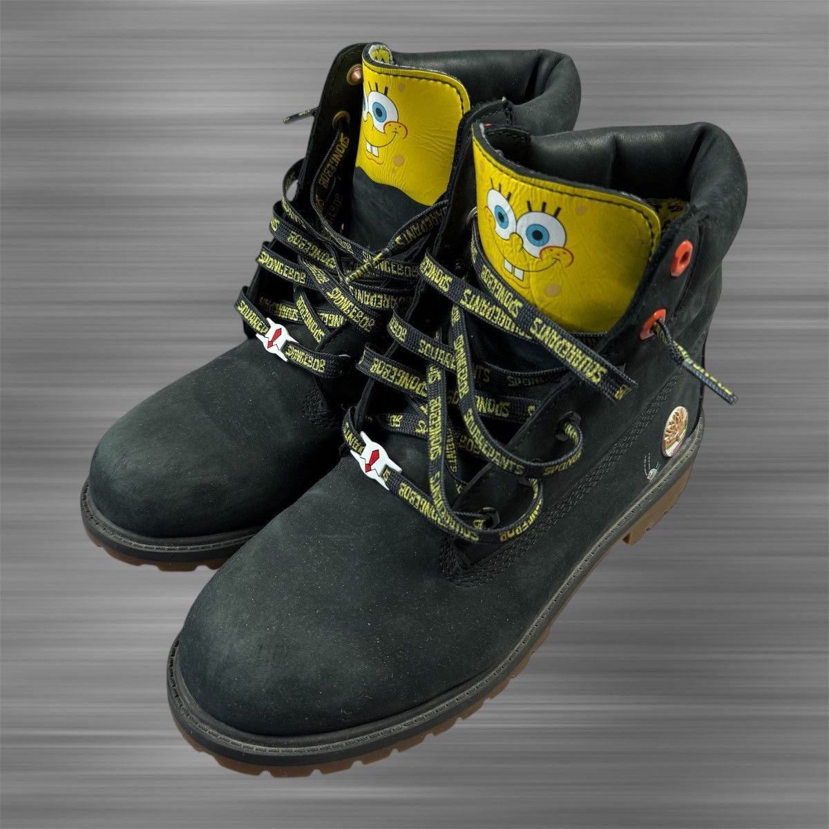 Timberland Timberland x SpongeBob Black Boots Size US 6.5 / EU 39-40 - 1 Thumbnail