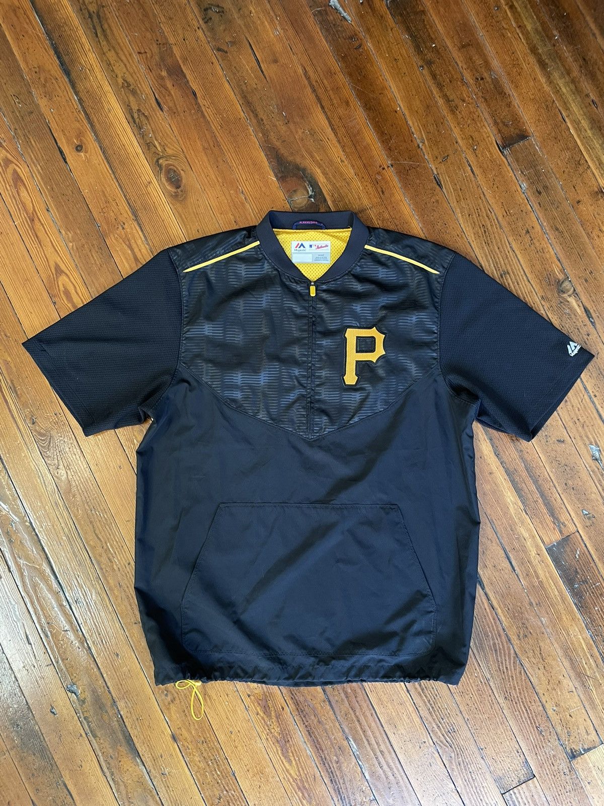 MLB MAJESTIC MLB COOLBASE 1/4 ZIP JACKET BLACK MENS SMALL Size US S / EU 44-46 / 1 - 1 Thumbnail