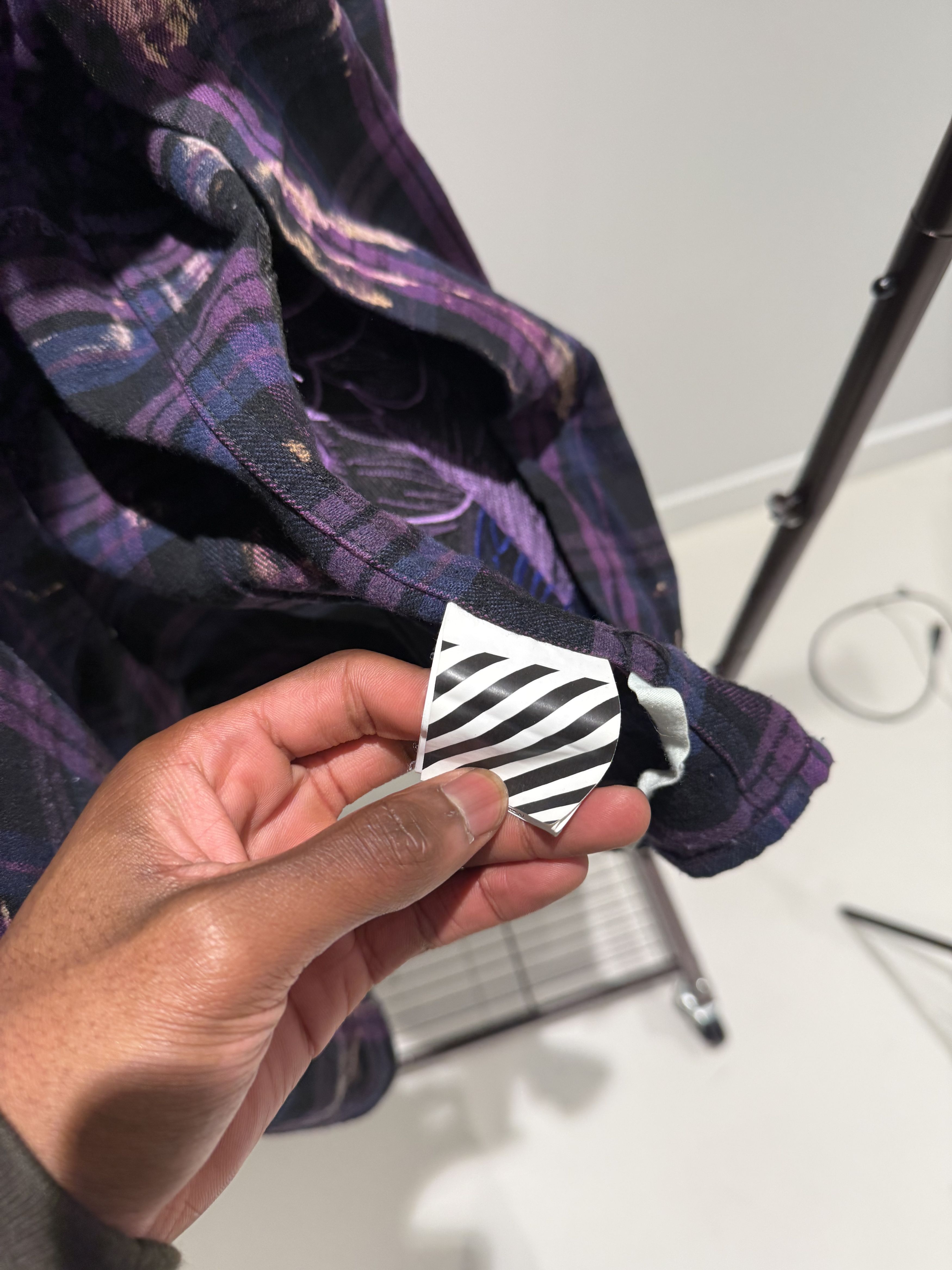 Off-White Off-White flannel crystal kiss checkered shirt Size US XL / EU 56 / 4 - 7 Thumbnail