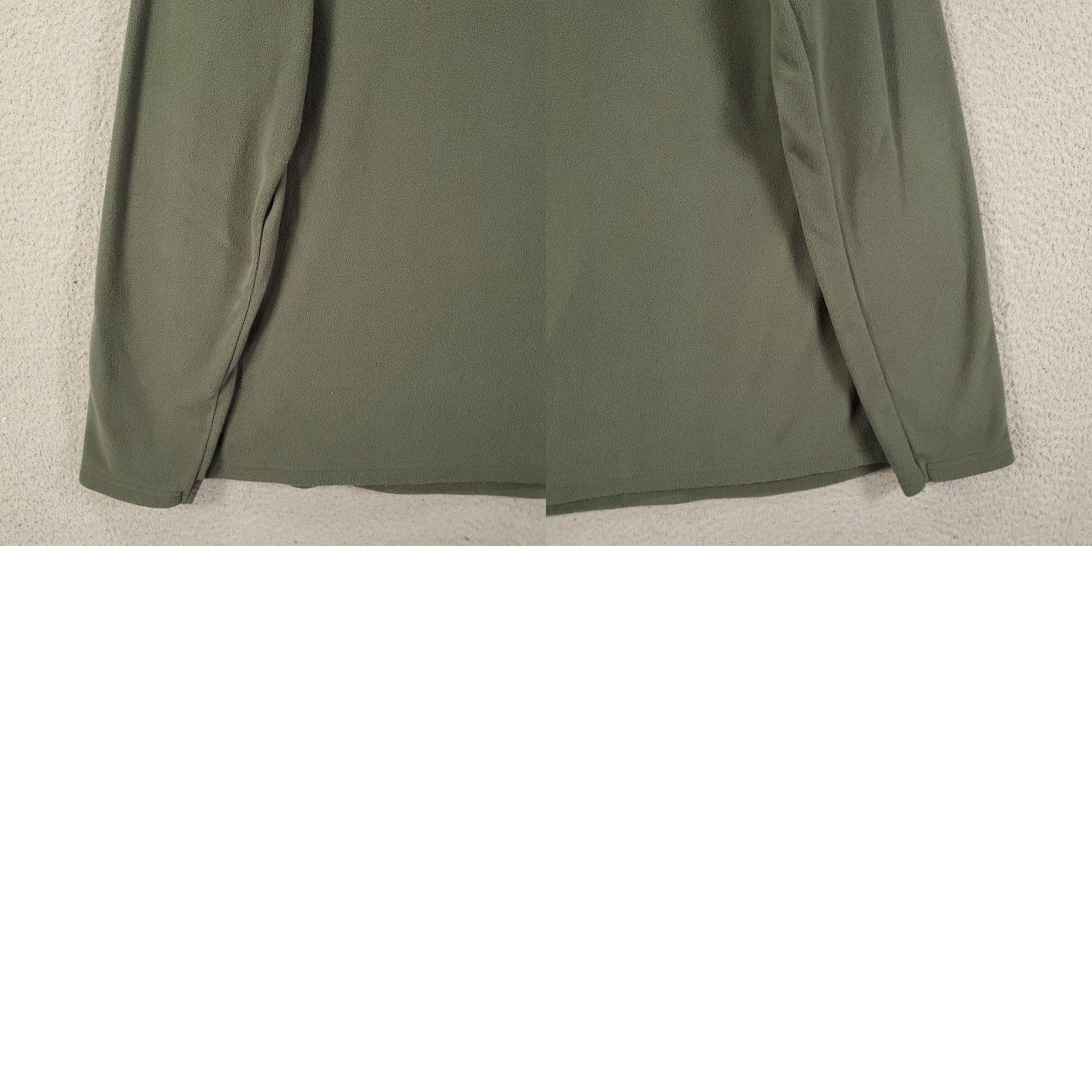 Vintage Mountain Warehouse Mens XL 1/4 Zip Fleece Sweatshirt Pullover Gray Green Shirt Size US XL / EU 56 / 4 - 9 Thumbnail