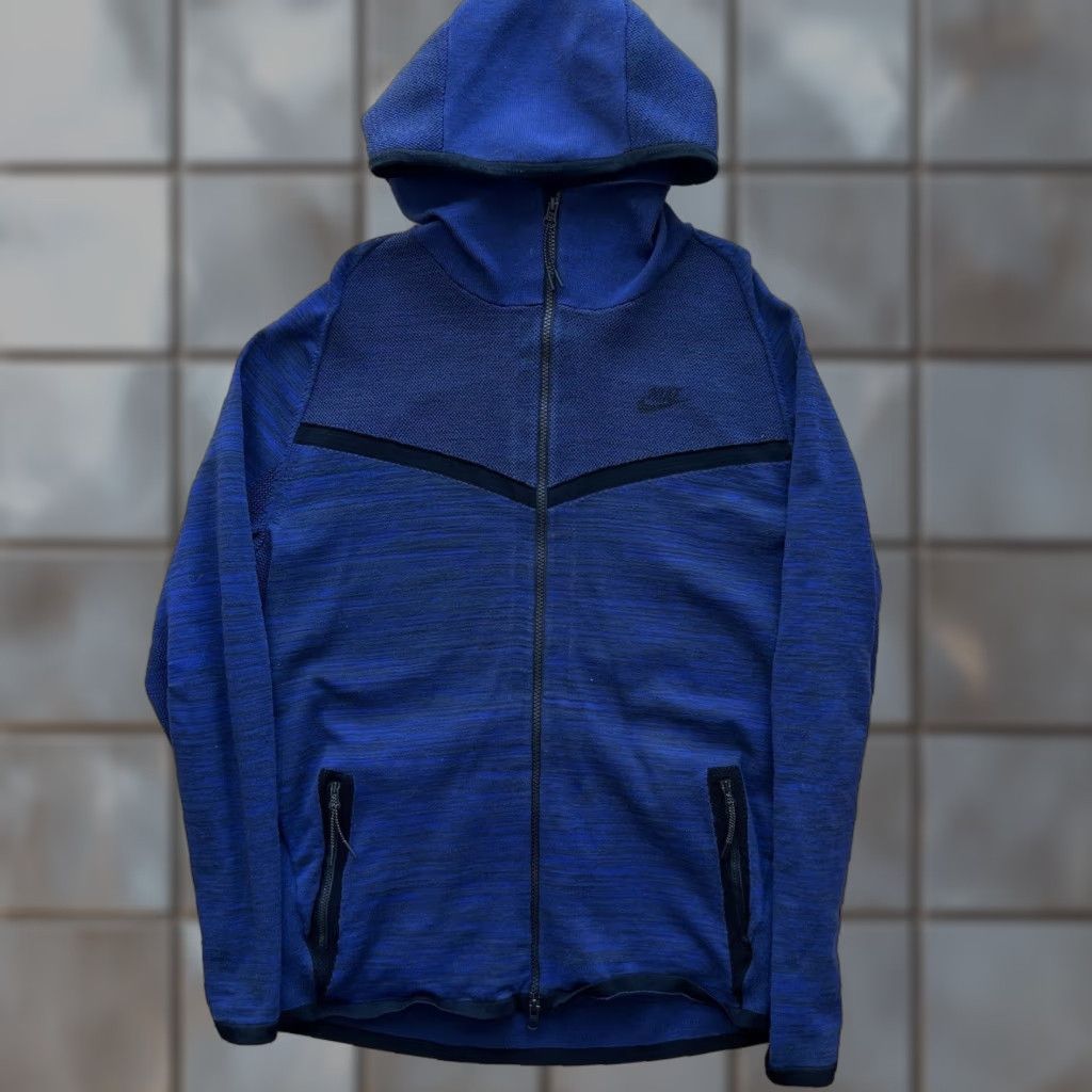 Nike Nike Windrunner Jacket Shirt Medium Blue Full Zip Lightweight Knit Tech Nike AeroLoft Sportwear Windbreaker Baseball Basketball Mens M Size US M / EU 48-50 / 2 - 1 Thumbnail