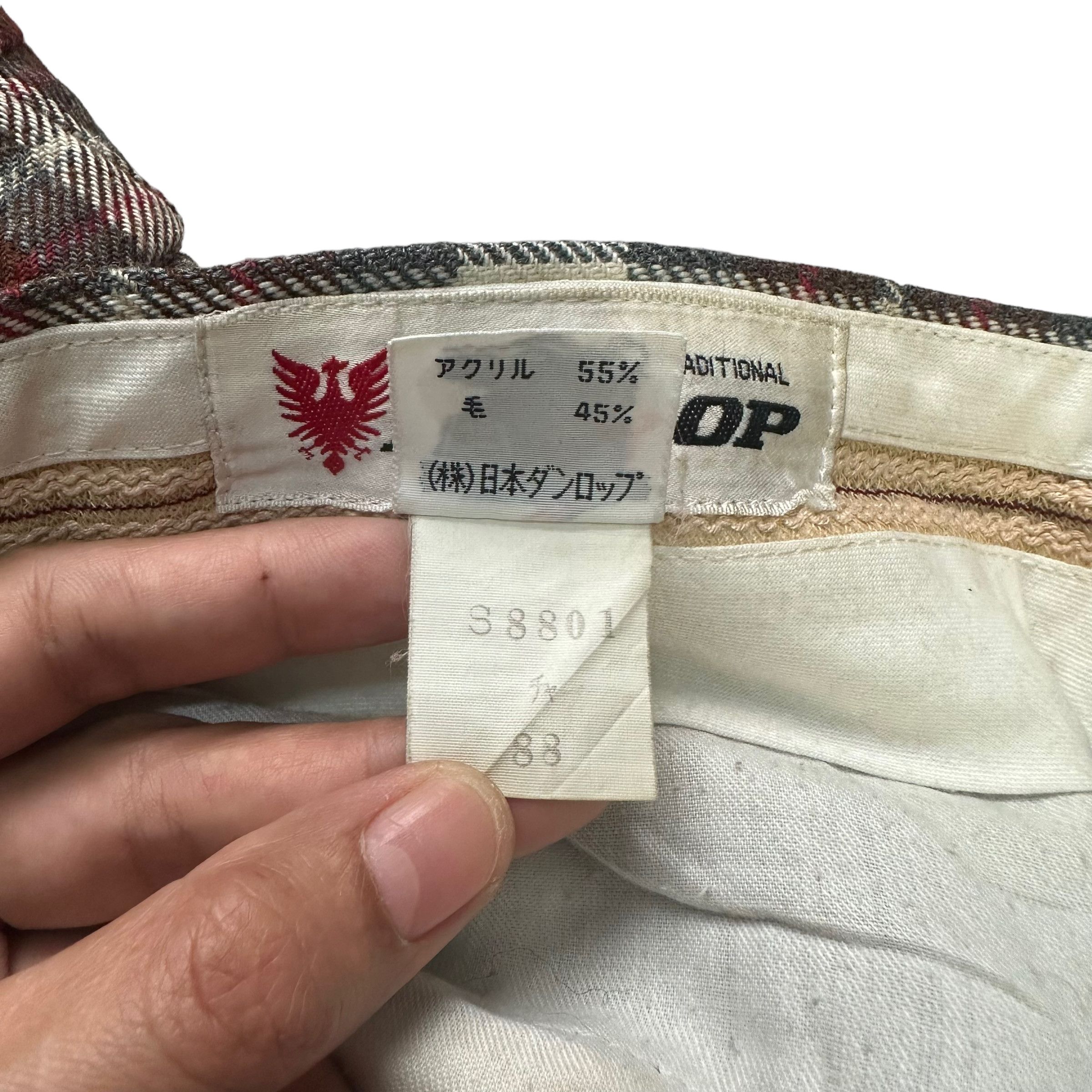 Dunlop DUNLOP CHECKED VINTAGE TROUSERS / CASUAL PANT #8007-71 Size US 33 - 7 Thumbnail