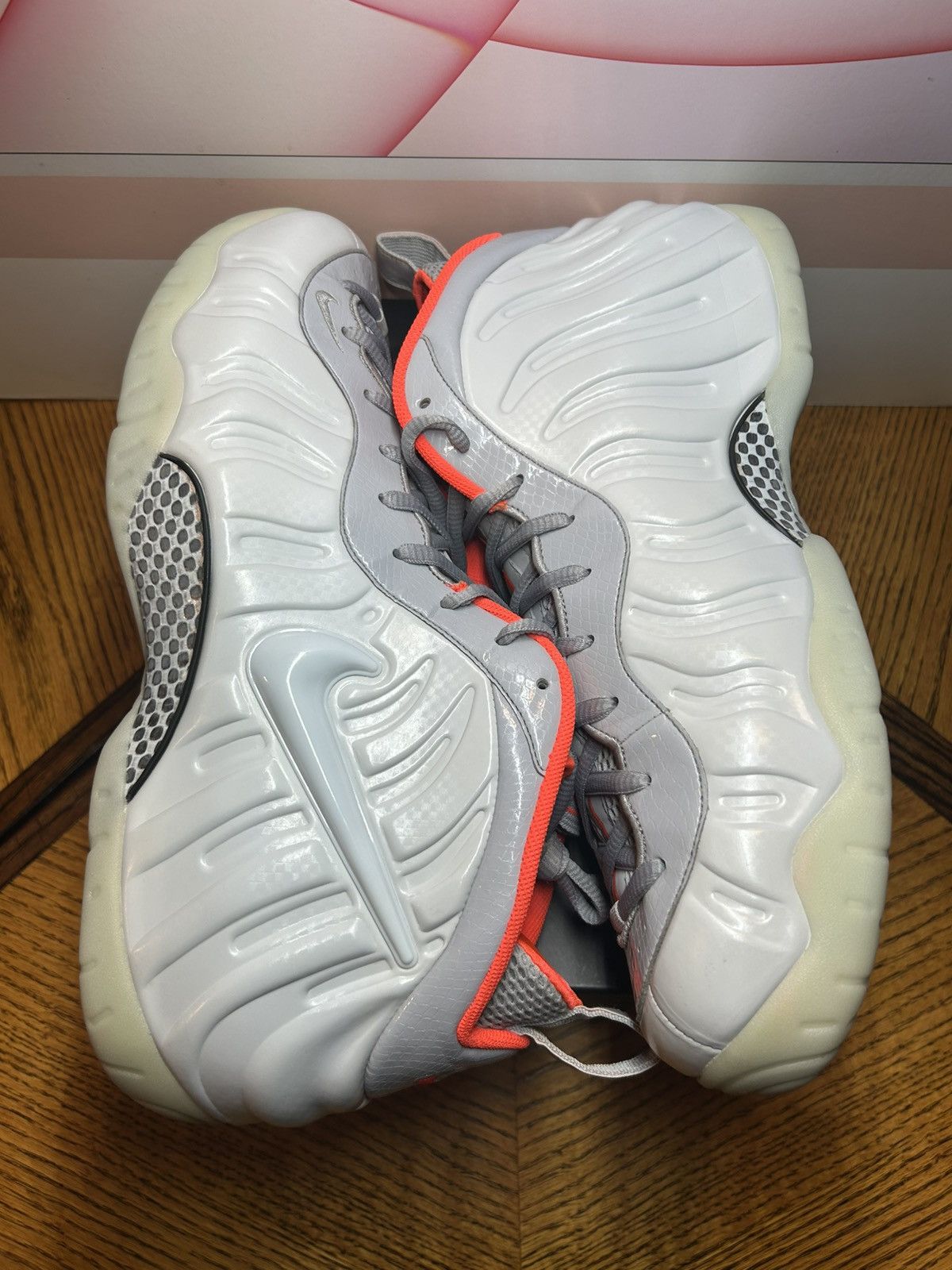 Nike Size 18 - Nike Air Foamposite Pro Premium Pure Platinum 2016 Size US 15 / EU 48 - 4 Thumbnail