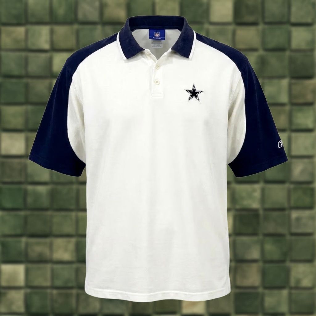 Vintage VINTAGE Dallas Cowboys Polo Shirt Men’s XL Blue White 90s Football Golf Nike Copper? Size US XL / EU 56 / 4 - 1 Thumbnail