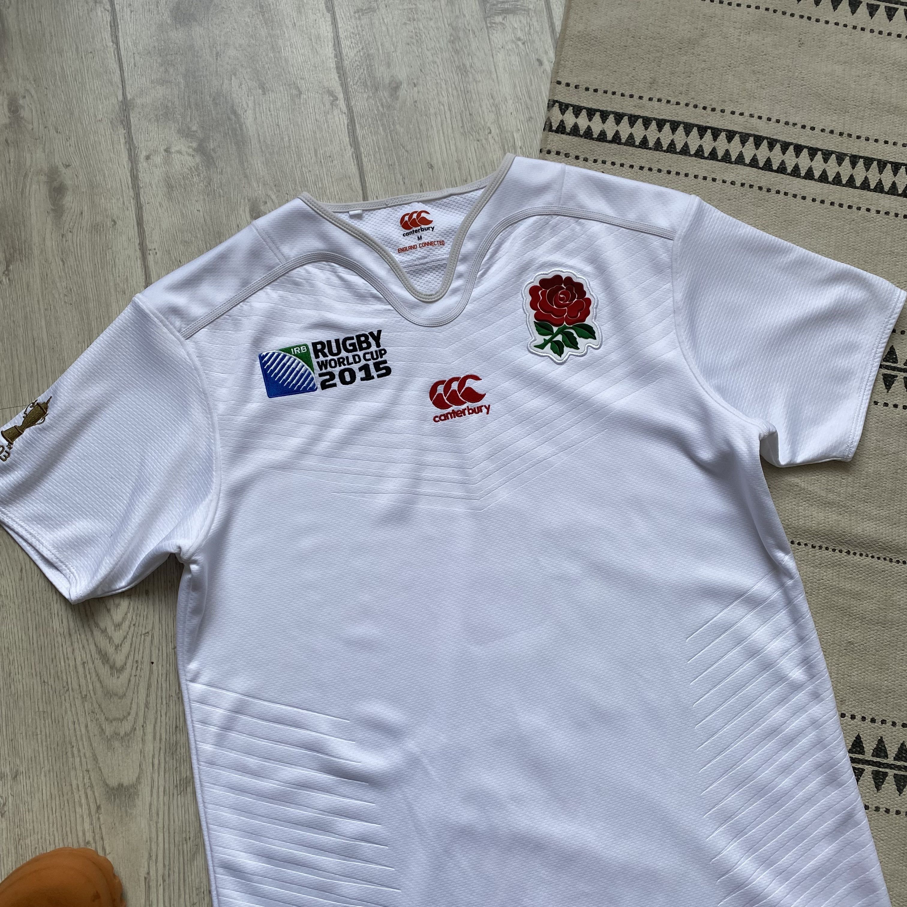 Canterbury of New Zealand 🏈 Blockore Canterbury England Rugby jersey tee 15s Drill Size US M / EU 48-50 / 2 - 7 Thumbnail