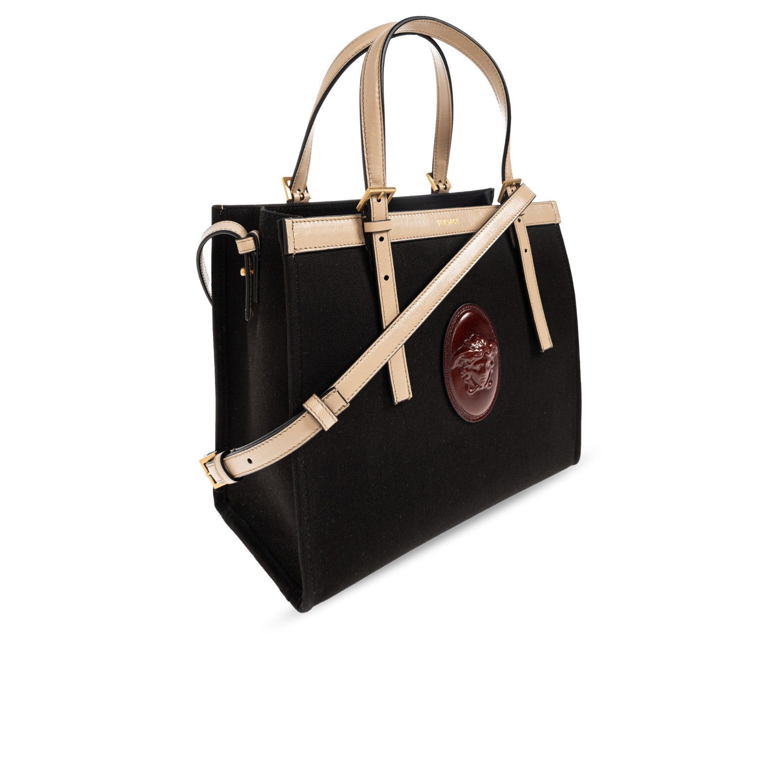 Versace VERSACE Black Riviere Tote Bag New Size ONE SIZE - 3 Thumbnail